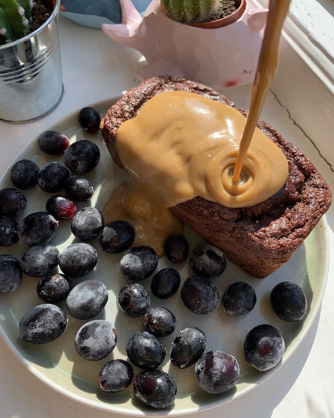 Mini Mocha Banana Bread Loaf