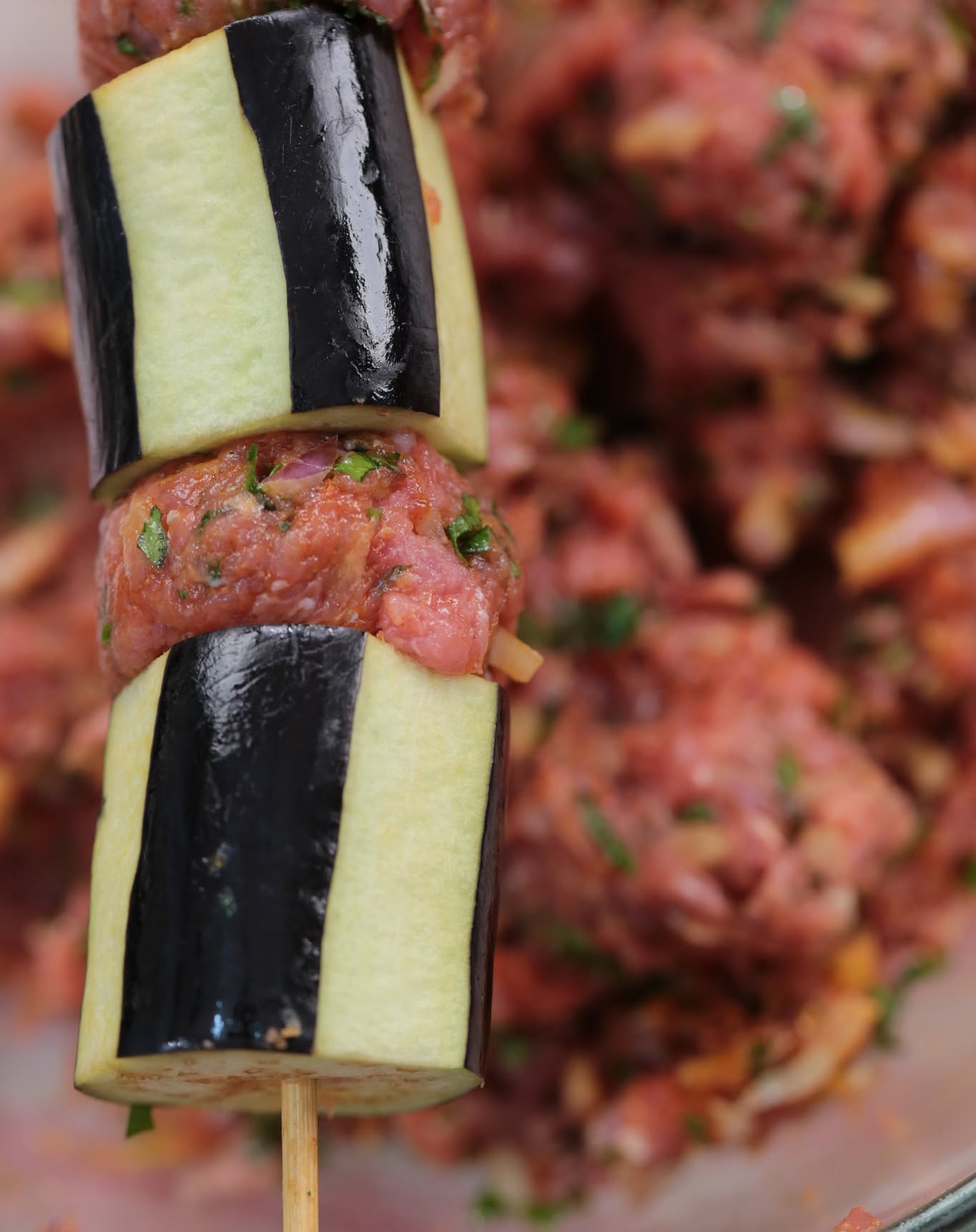 Spicy Eggplant Kofta with Tomato Sauce