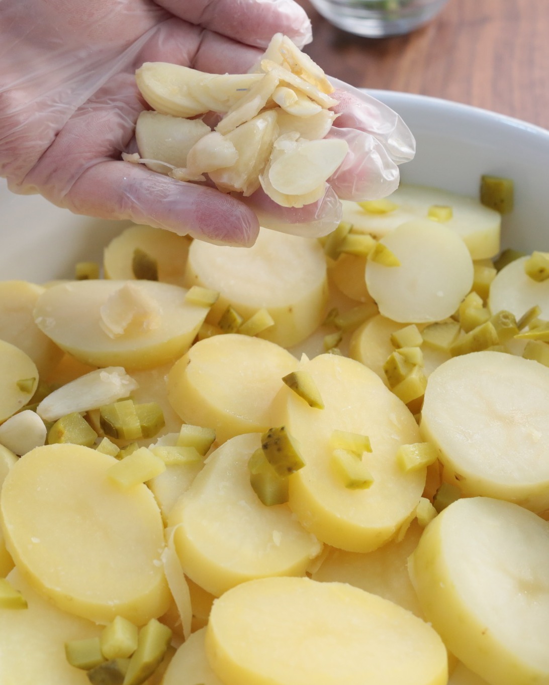 Cheesy Ground Meat and Potato Bake