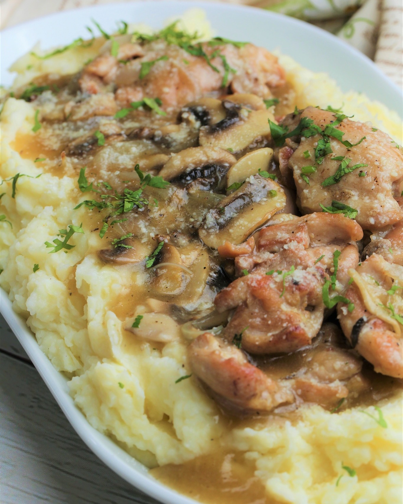 Mashed Potatoes with Chicken