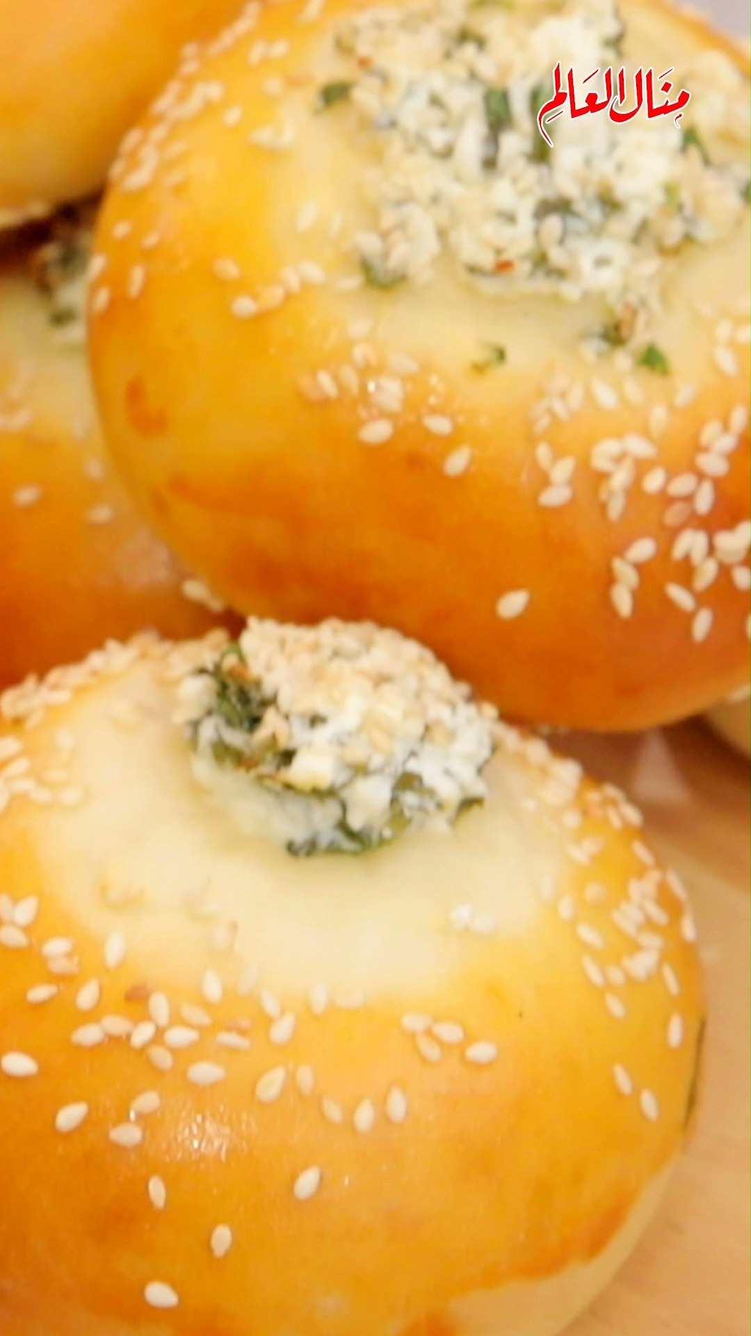Samoon Bread with Cheese Filling