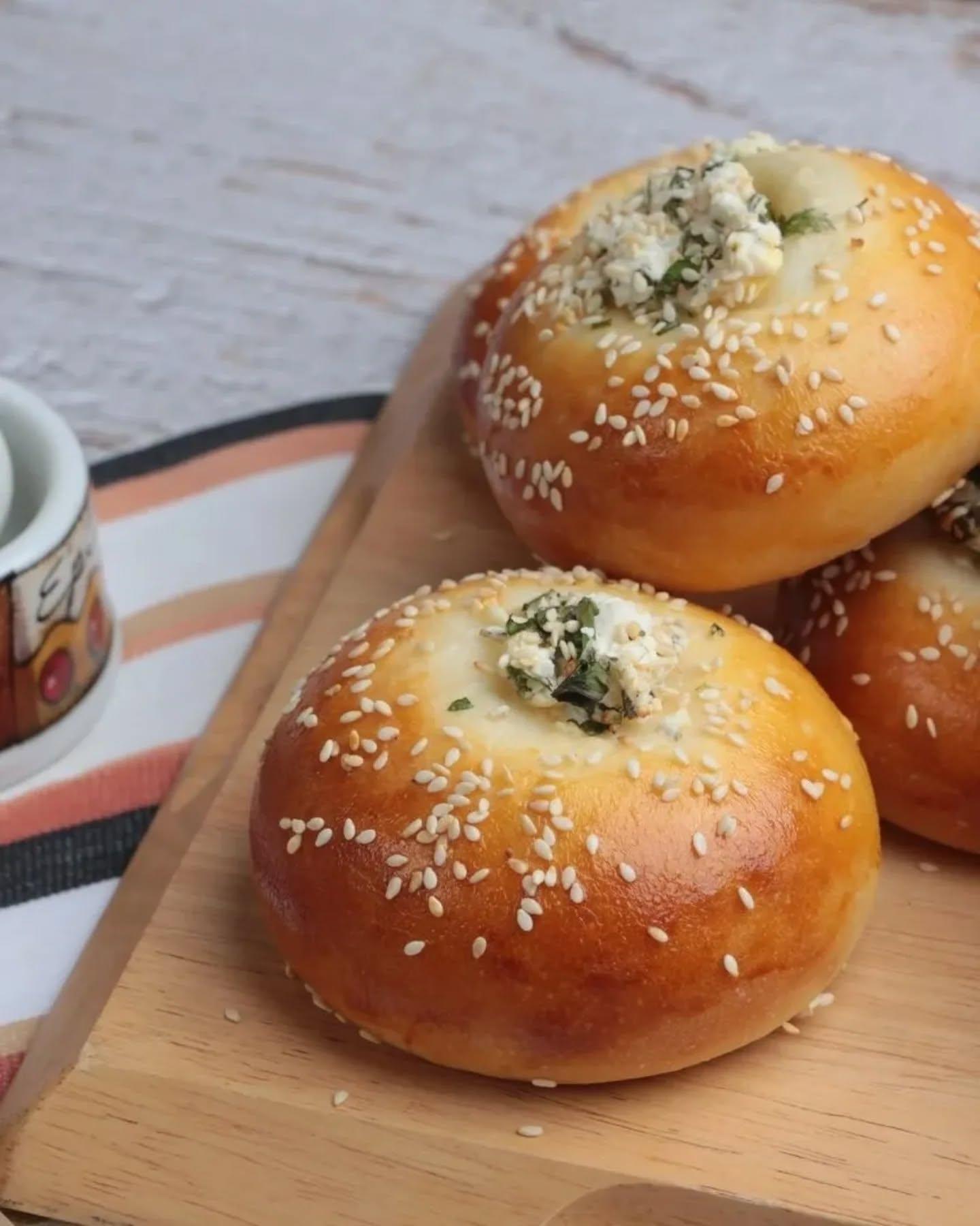 Cheese-Filled Simit Bread