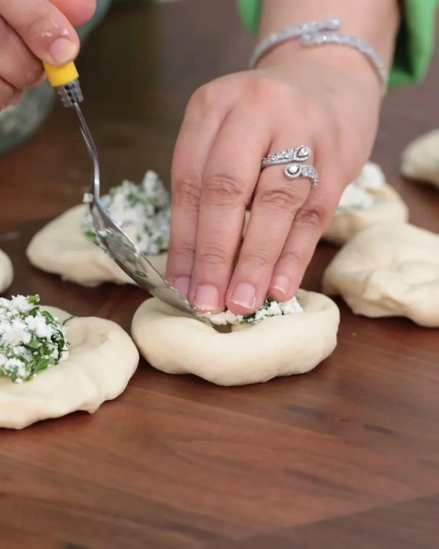 Cheese-Filled Simit Bread