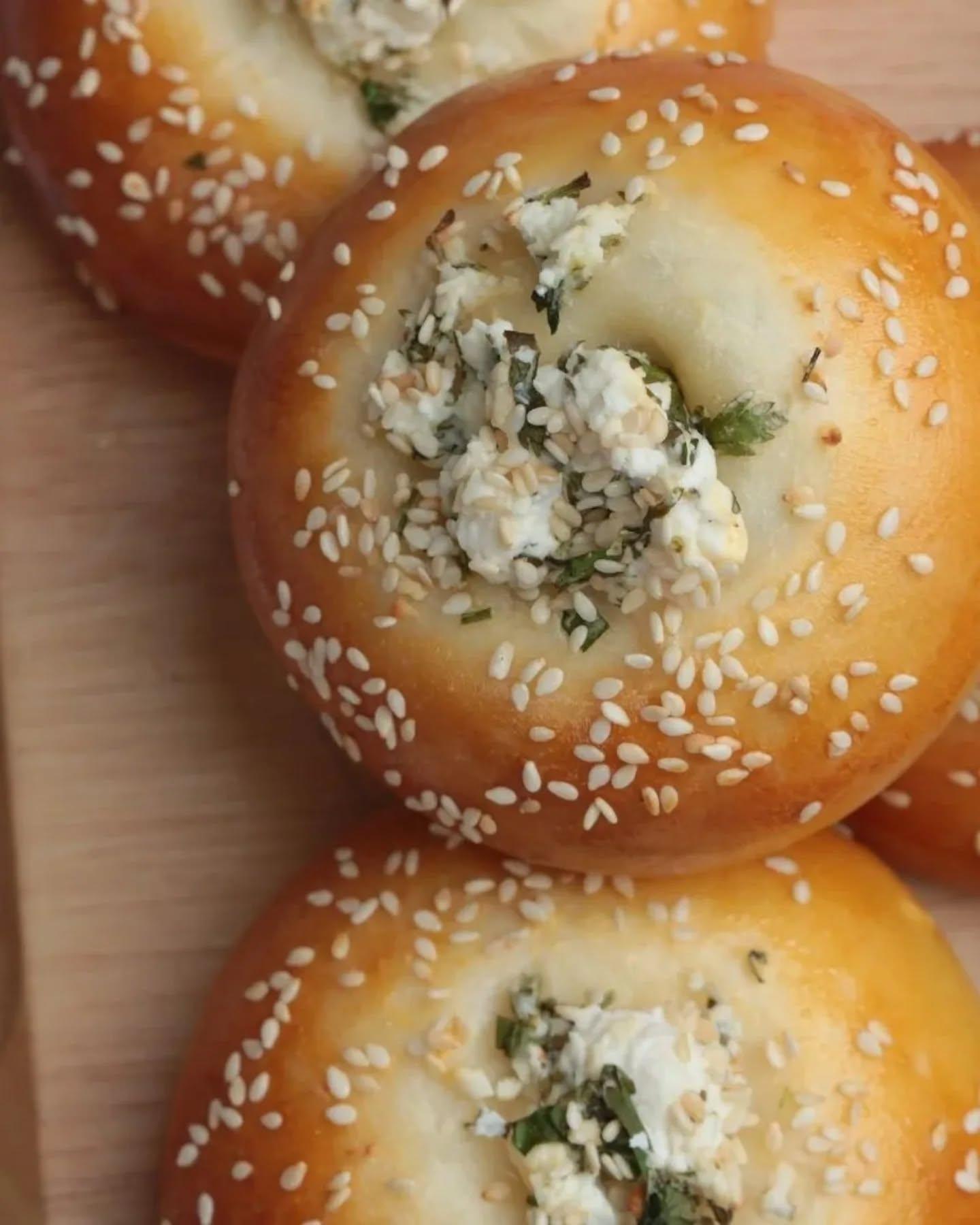 Cheese-Filled Simit Bread
