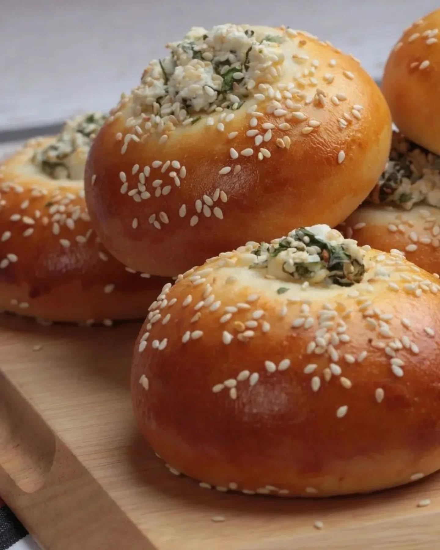 Cheese-Filled Simit Bread