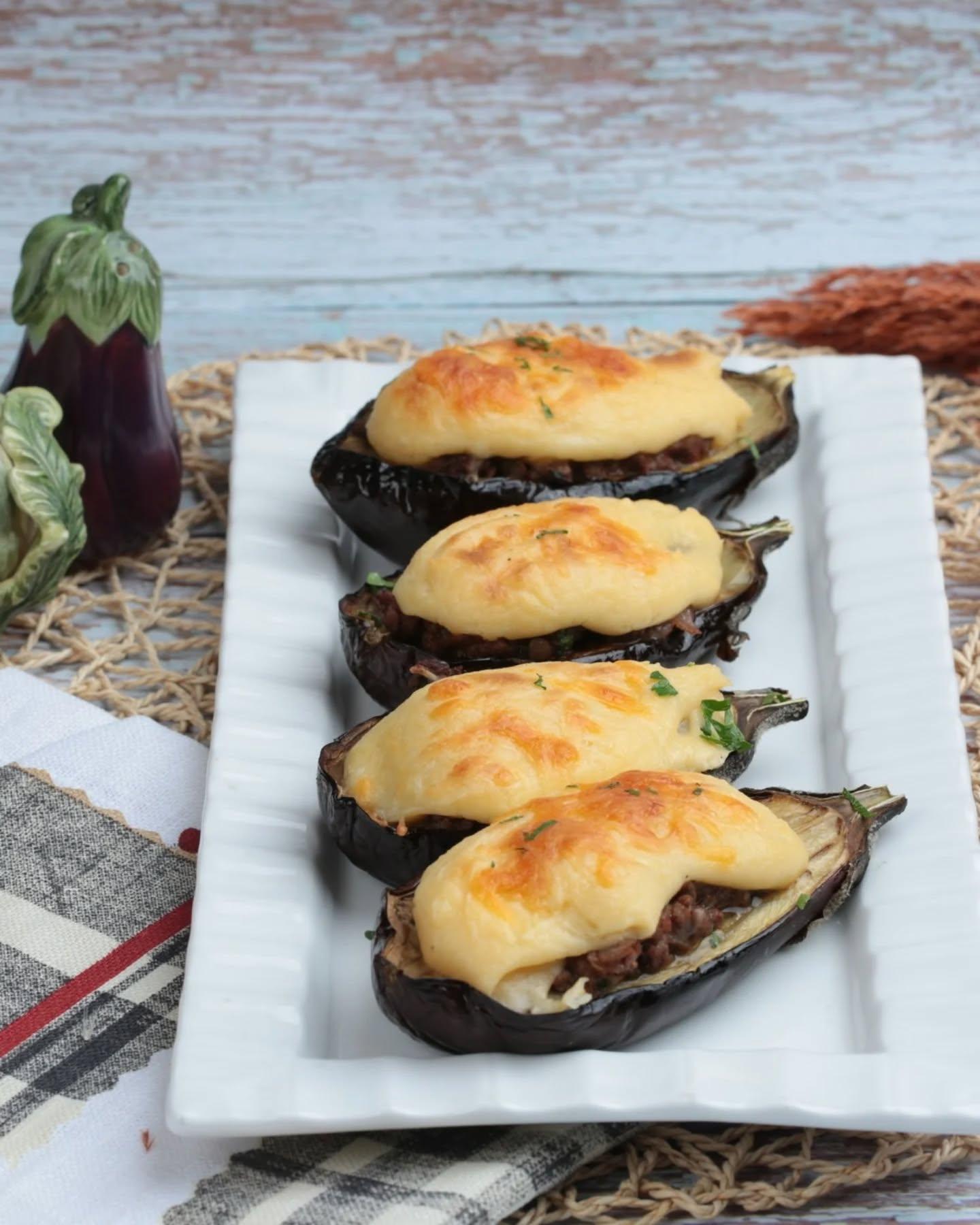 Baked Eggplant Bechamel Casserole