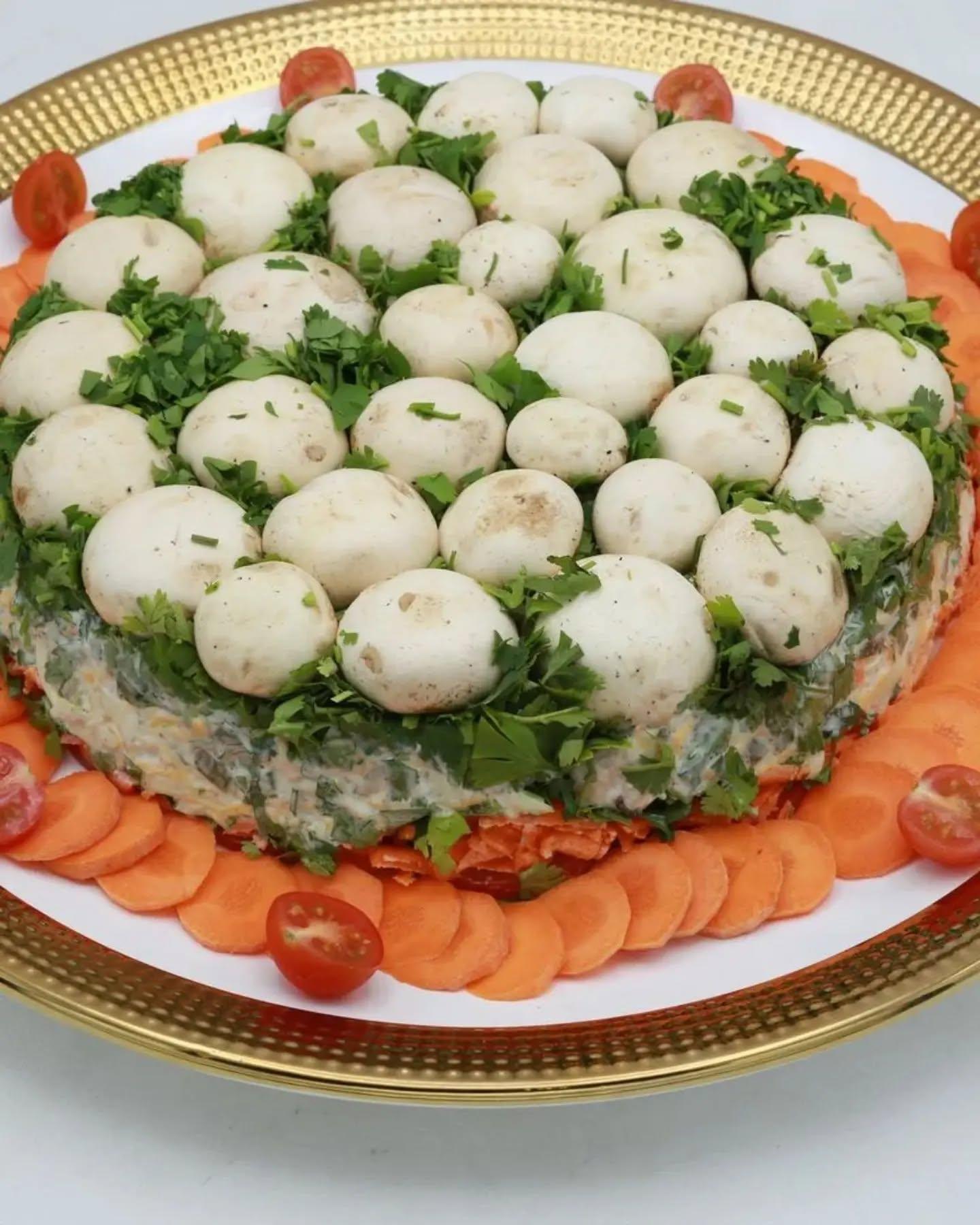 Mushroom Chicken Salad