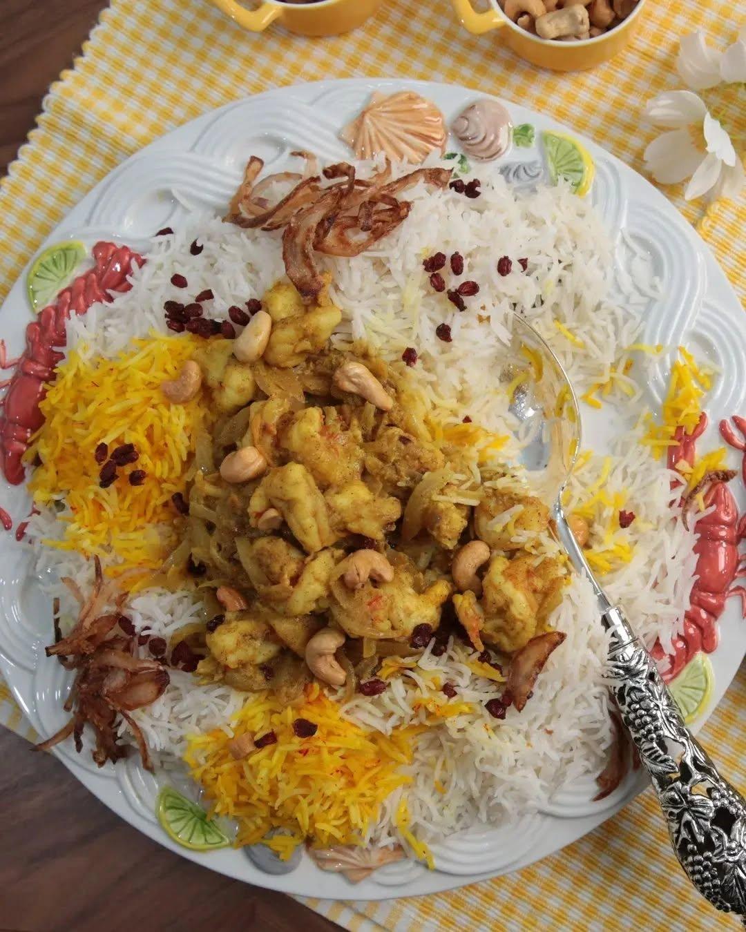 Saffron Infused Shrimp Rice