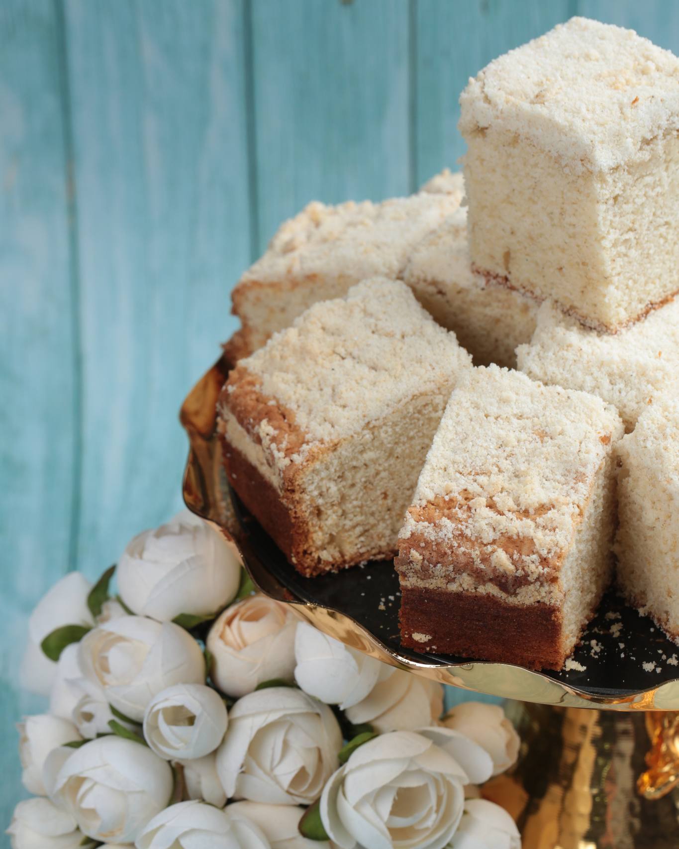 Crunchy Cardamom Cake