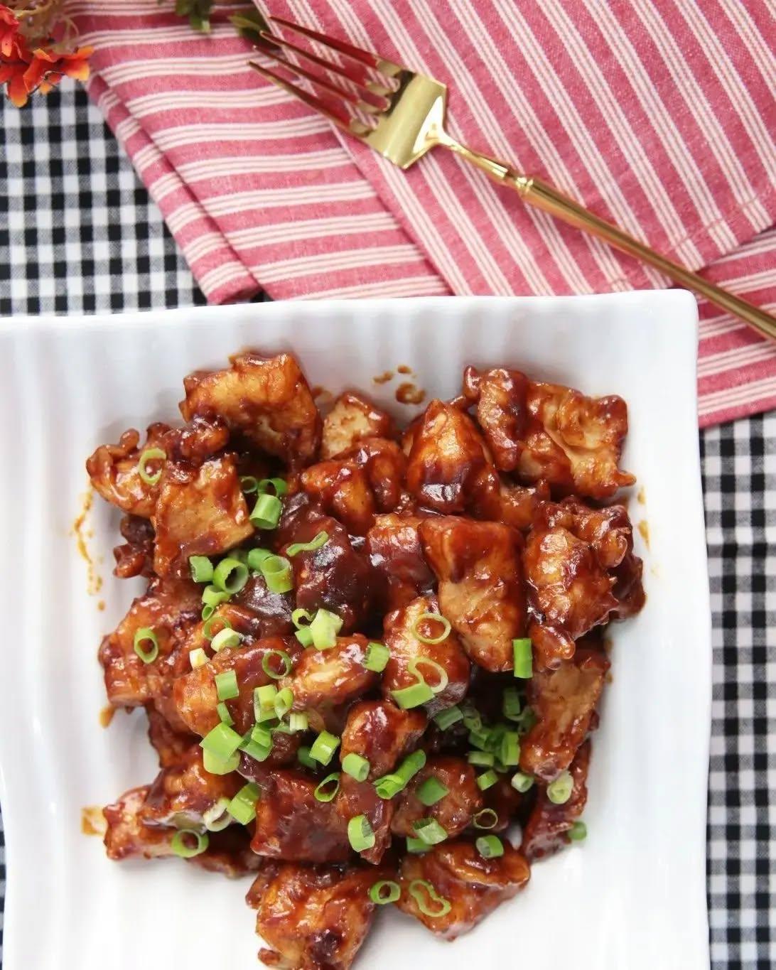 Crispy Chicken with Orange Sauce