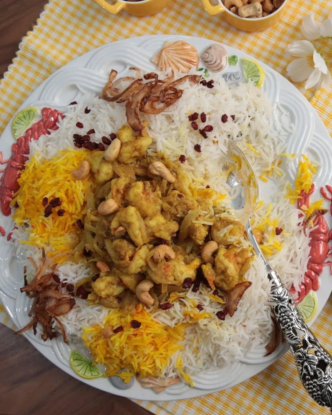 Saffron Shrimp and Basmati Rice