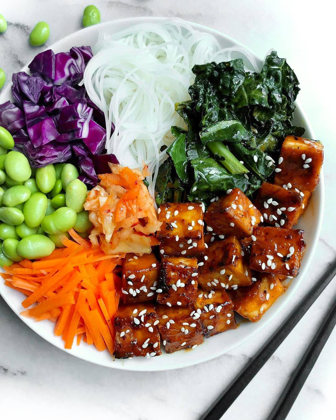 Spicy Baked Peanut Tofu