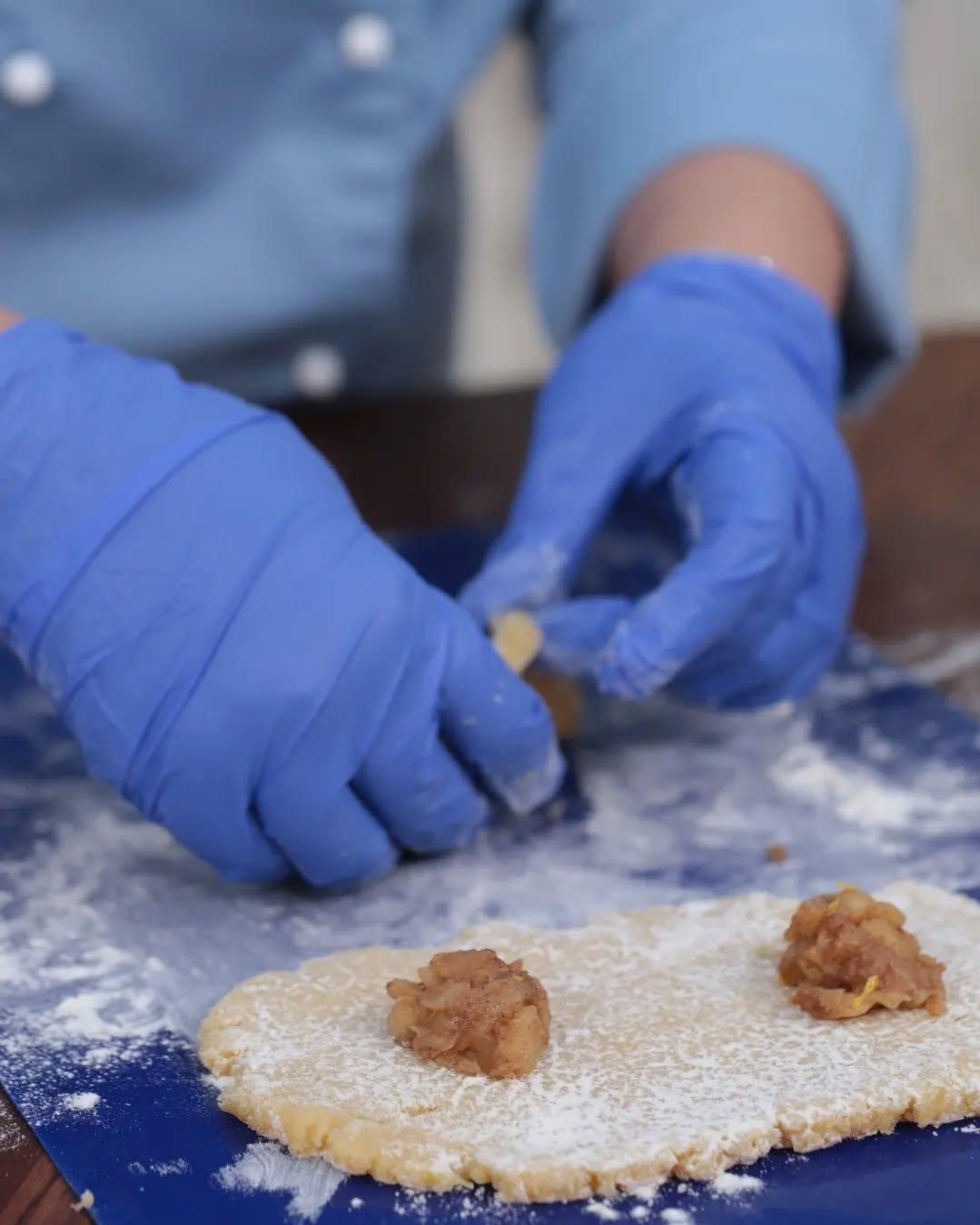 Homemade Apple-Filled Biscuits