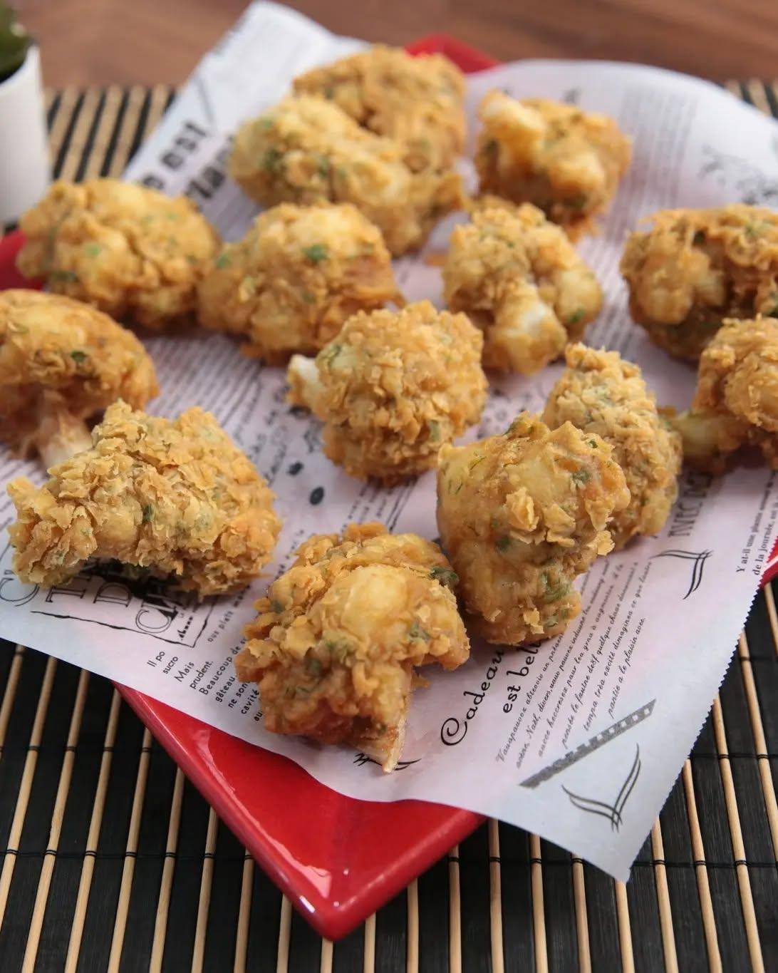 Arabic Style Crispy Fried Cauliflower
