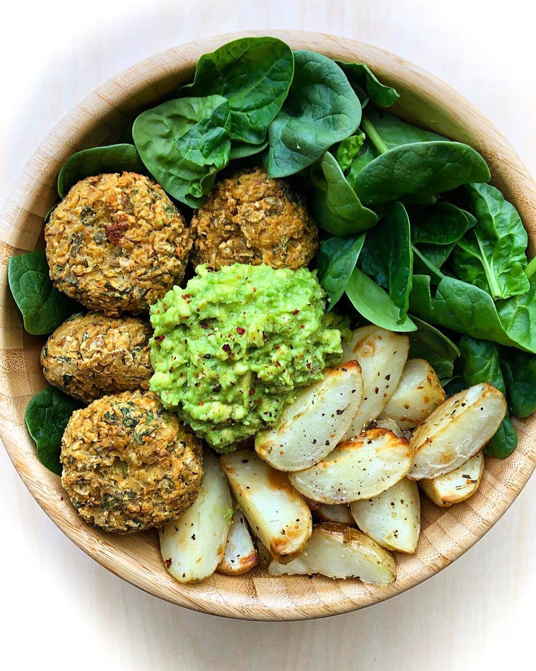 Oil Free Baked Falafels