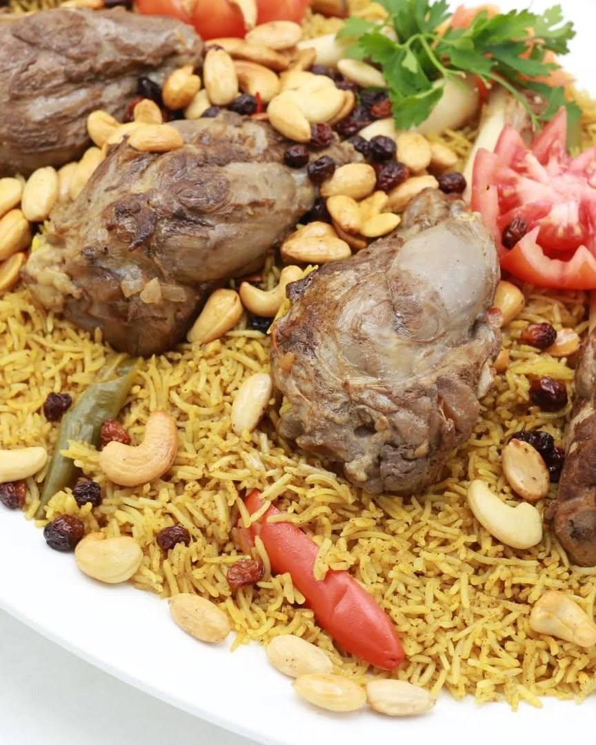 Lamb Kabsa with Spices and Rice