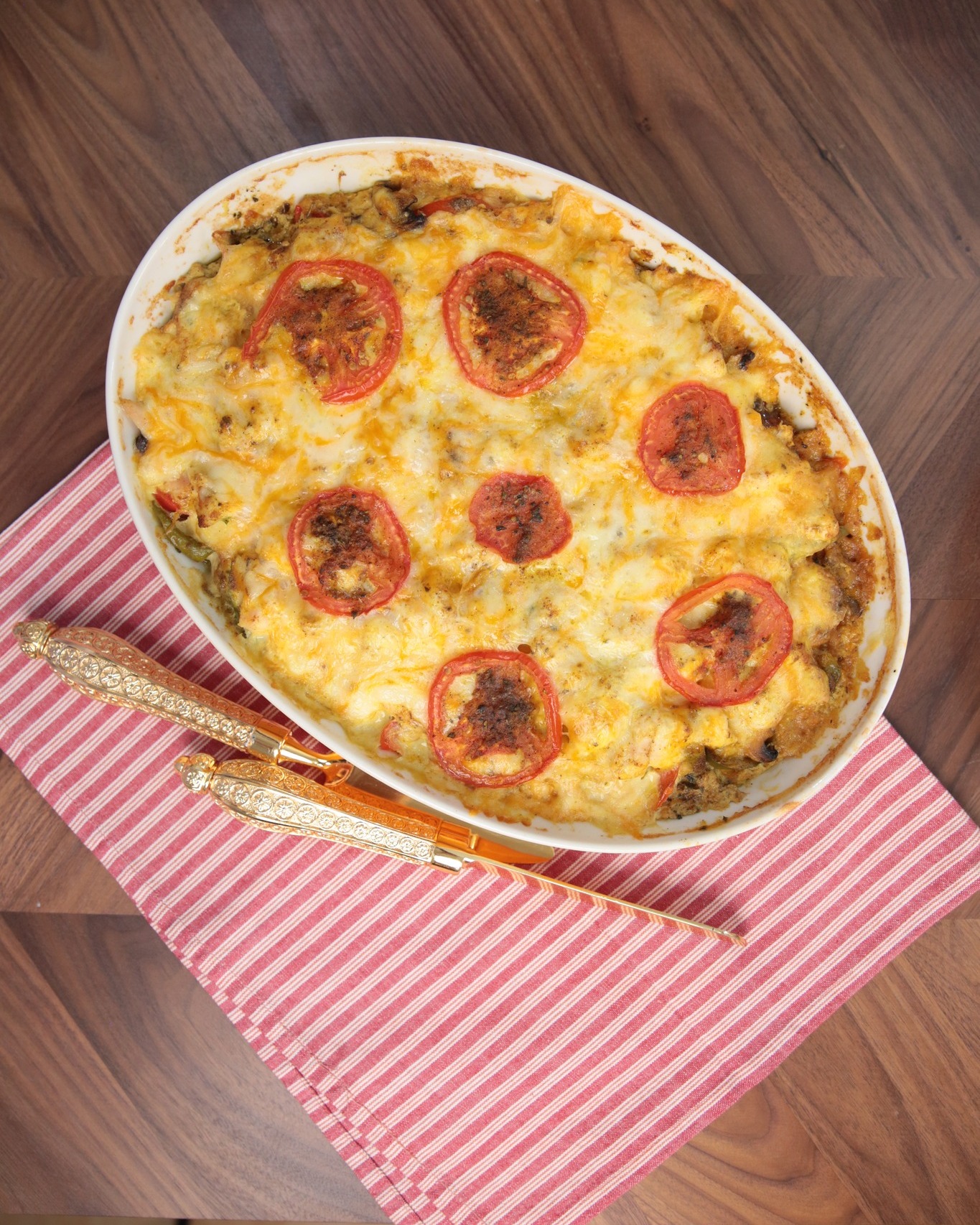 Baked Chicken Fillet Tray with Vegetables