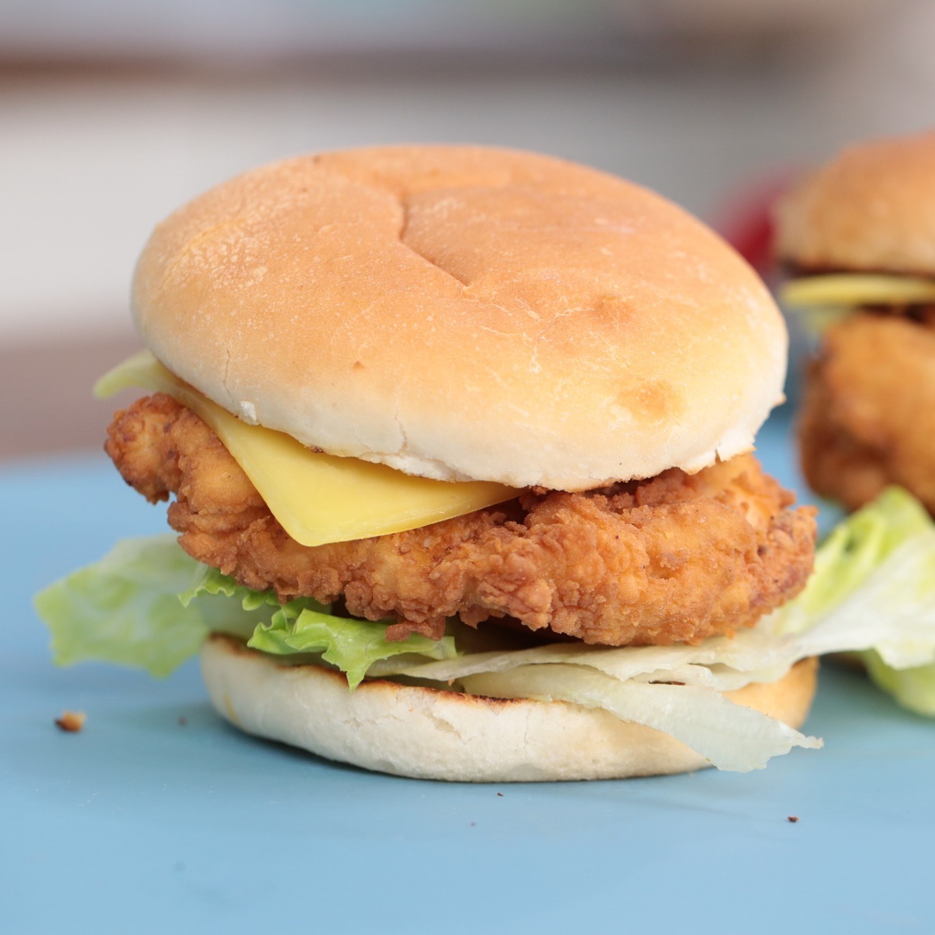 Spiced Fried Chicken Burger