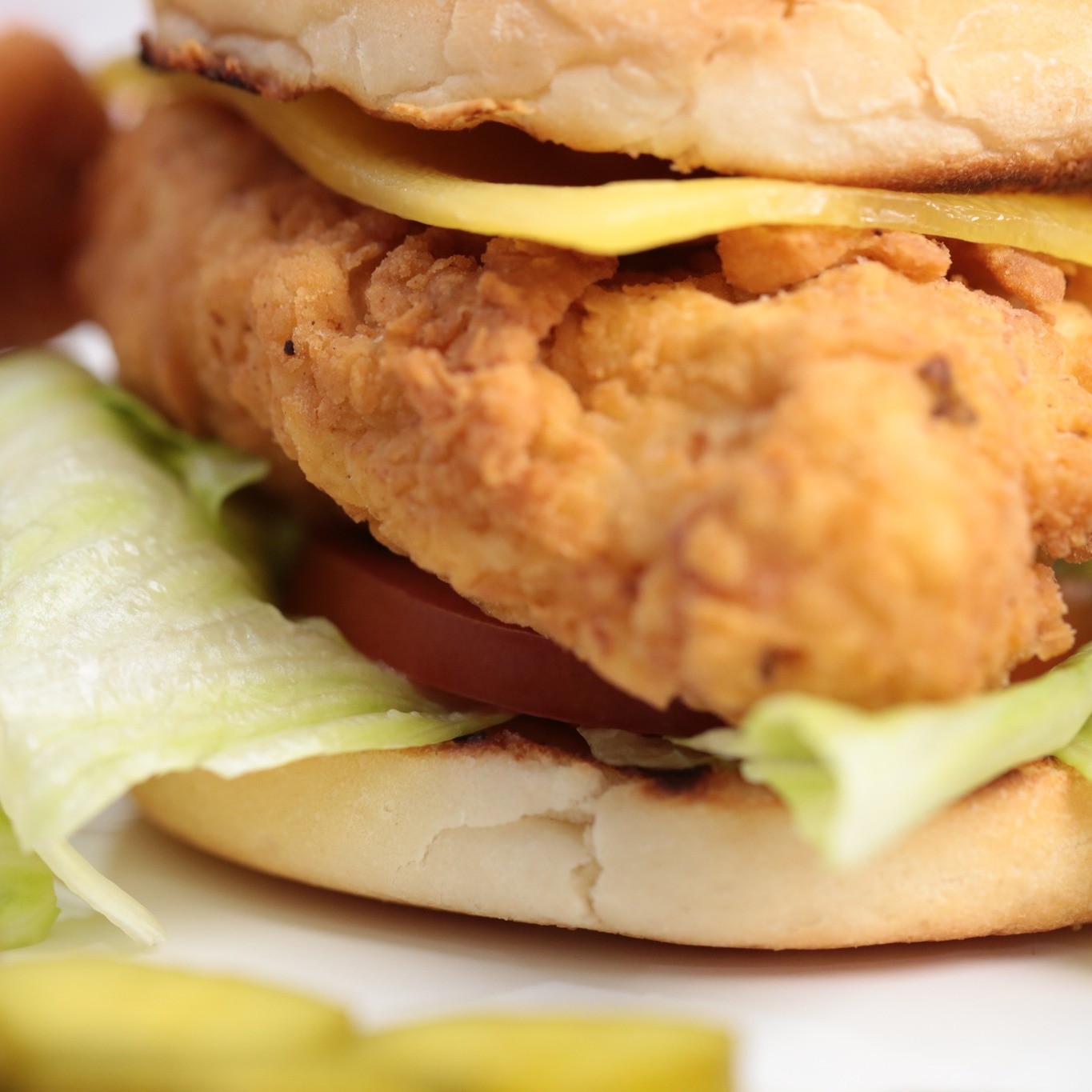 Spiced Fried Chicken Burger