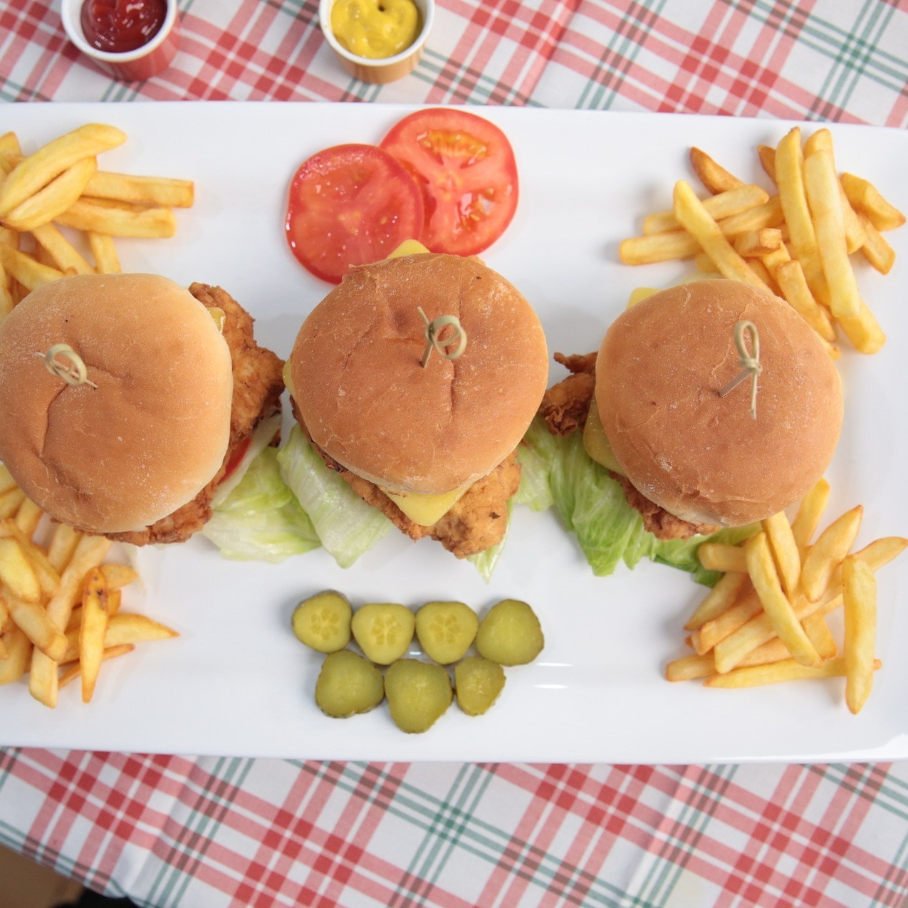 Spiced Fried Chicken Burger