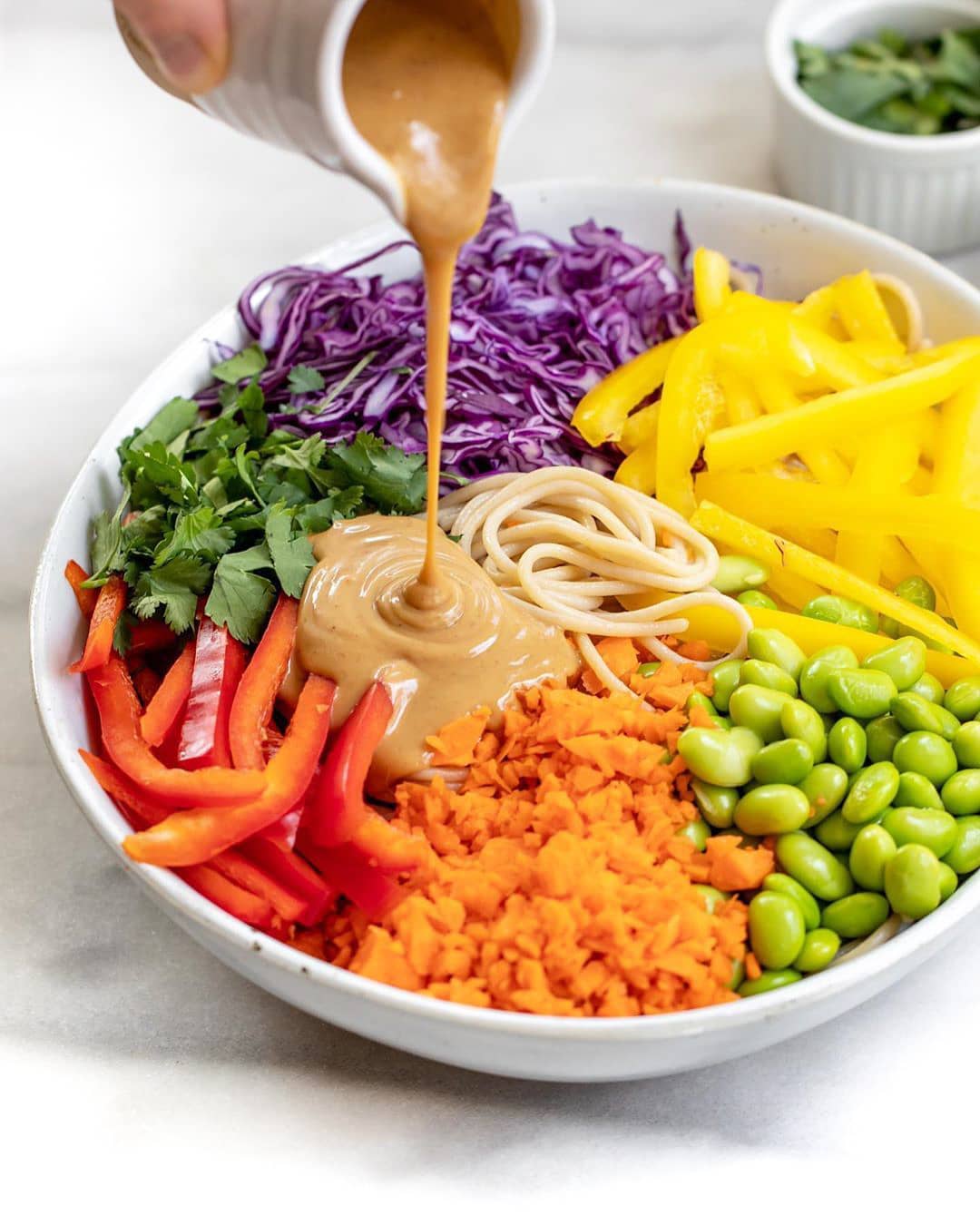 Thai Noodle Salad with Peanut Sauce