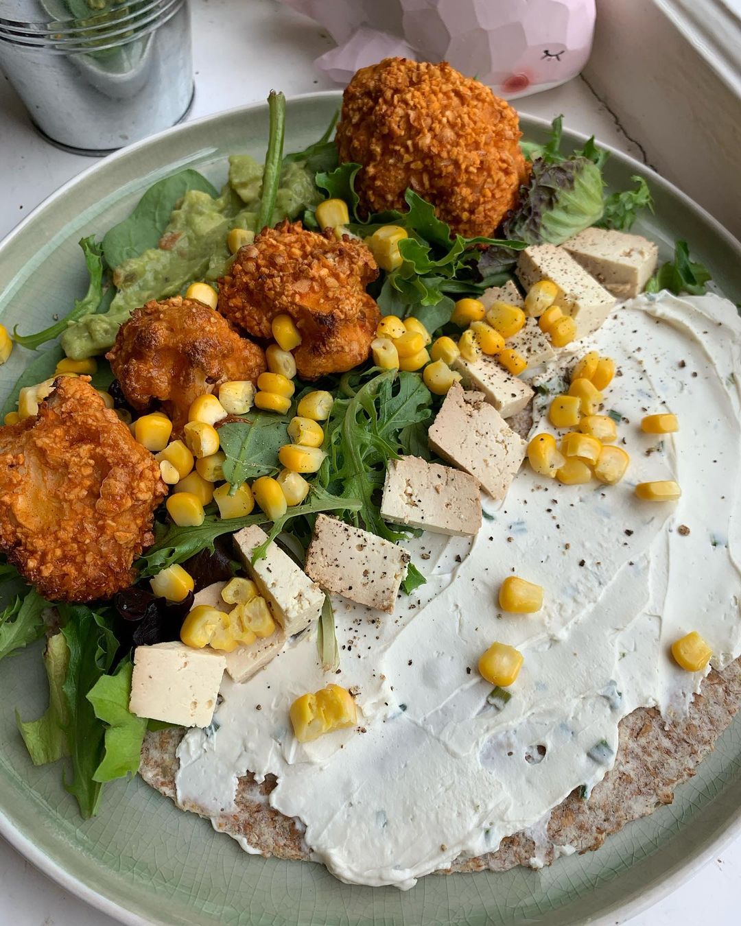 The Best Buffalo Cauliflower Wrap