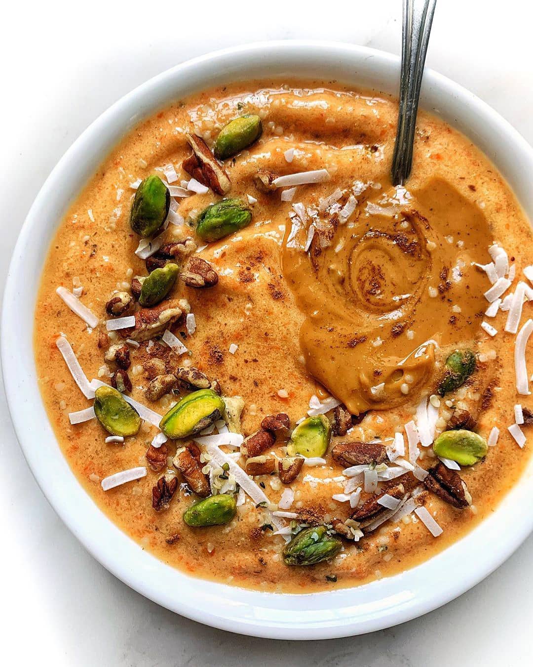 Carrot Cake in Smoothie Bowl Form