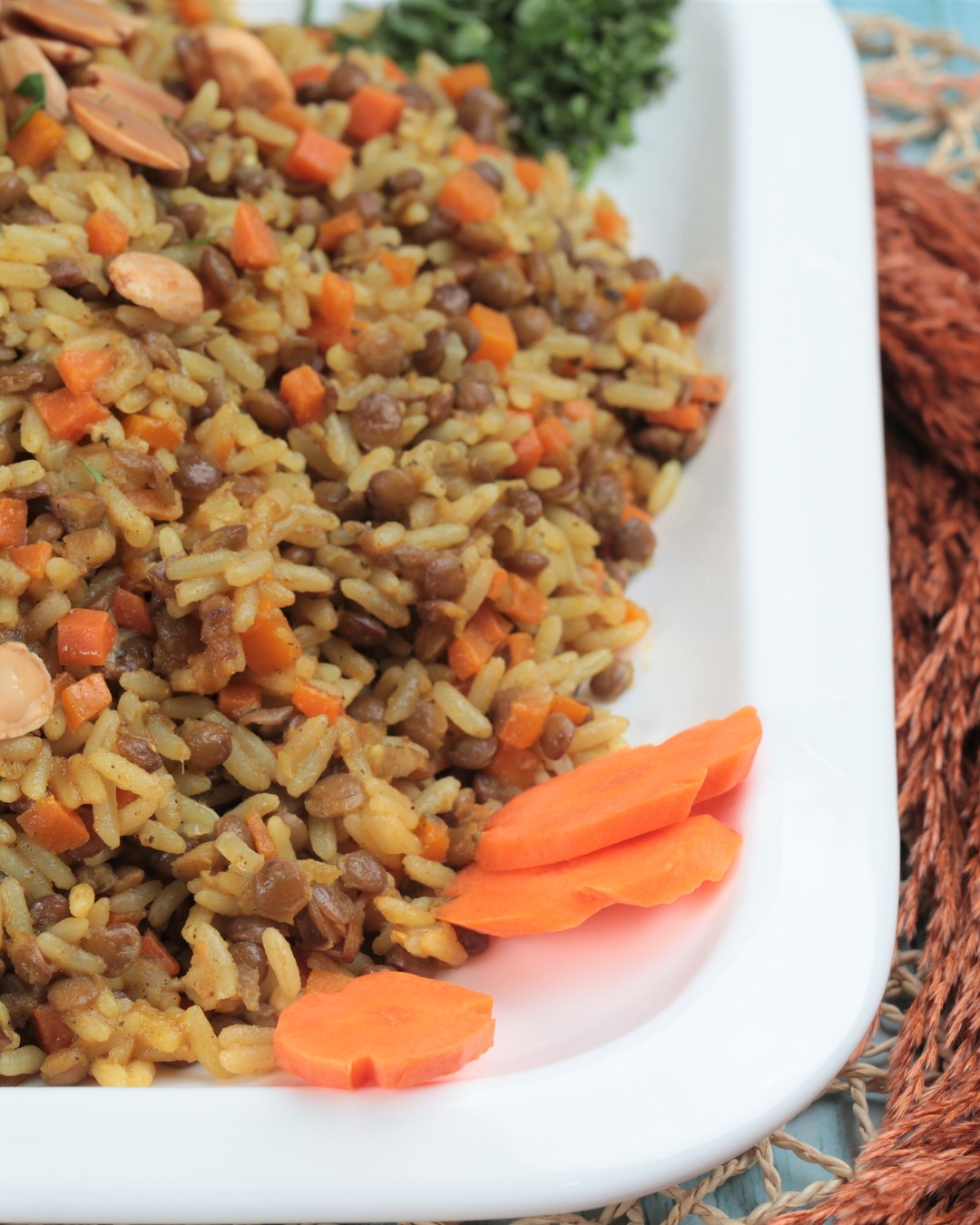 Lentil and Rice Pilaf