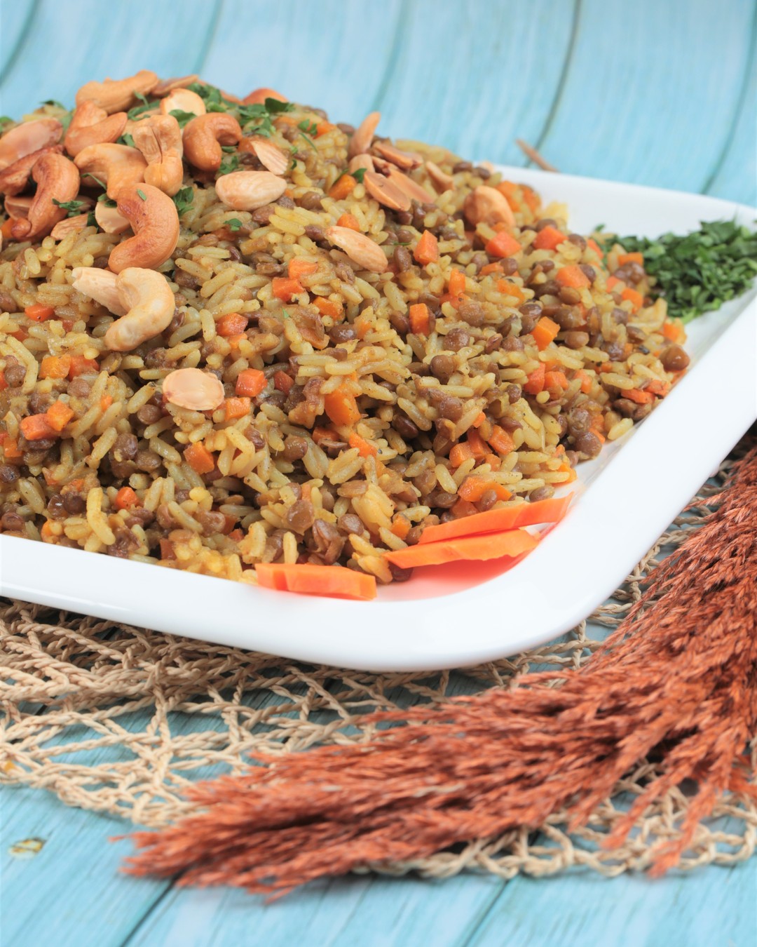 Lentil and Rice Pilaf