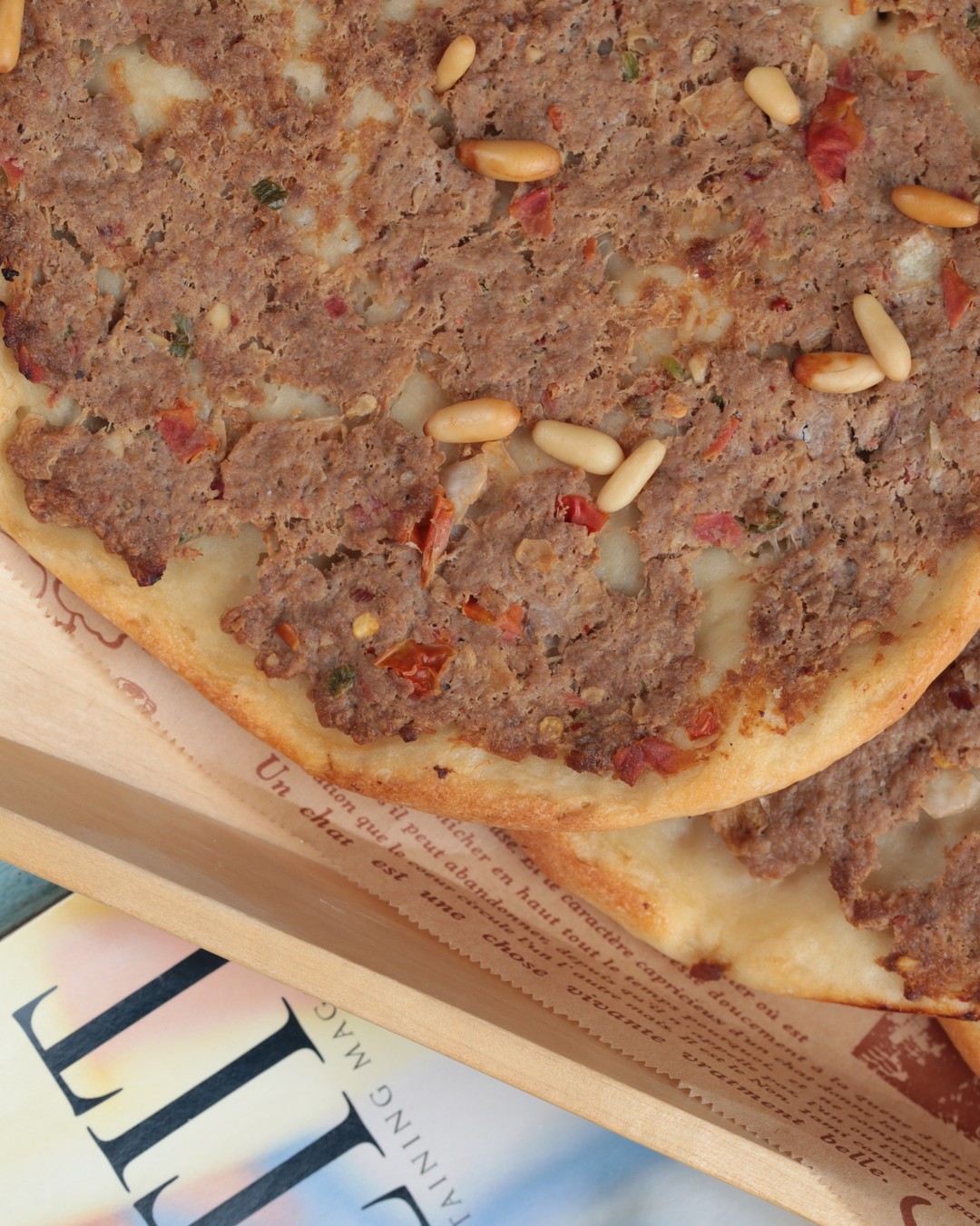 Arabic Spiced Meat Flatbread