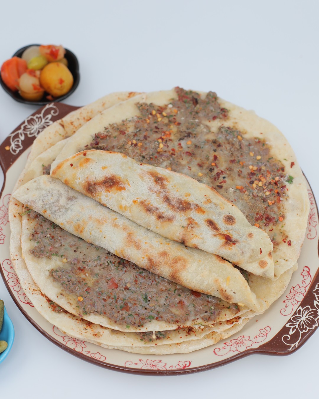 Meat-Filled Arab Flatbread