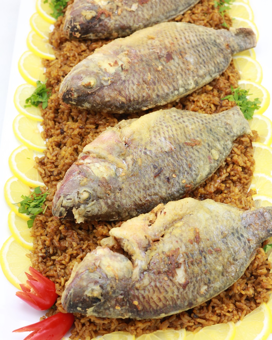 Tilapia Fish with Fisherman's Rice