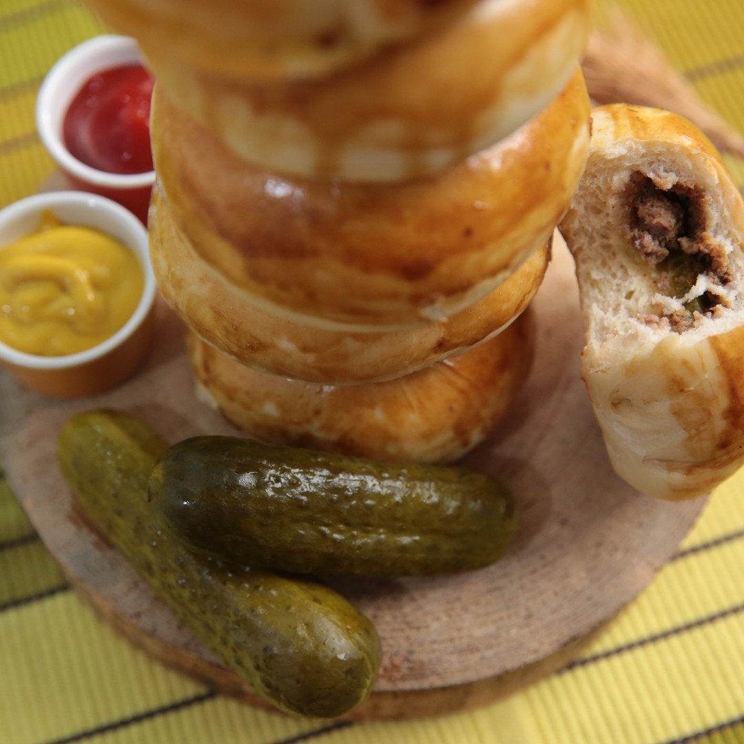 Homemade Stuffed Burger Pies