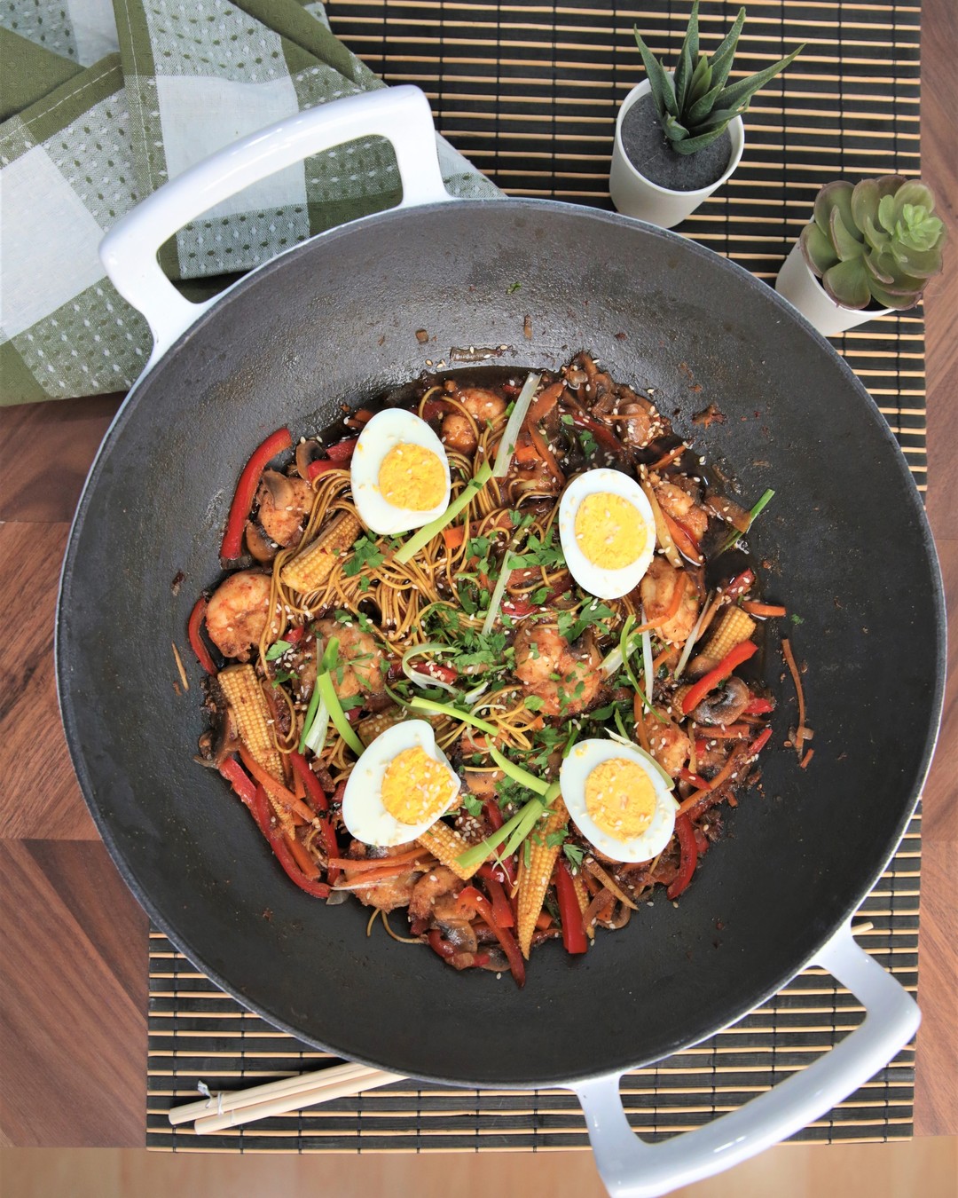 Shrimp and Vegetable Ramen