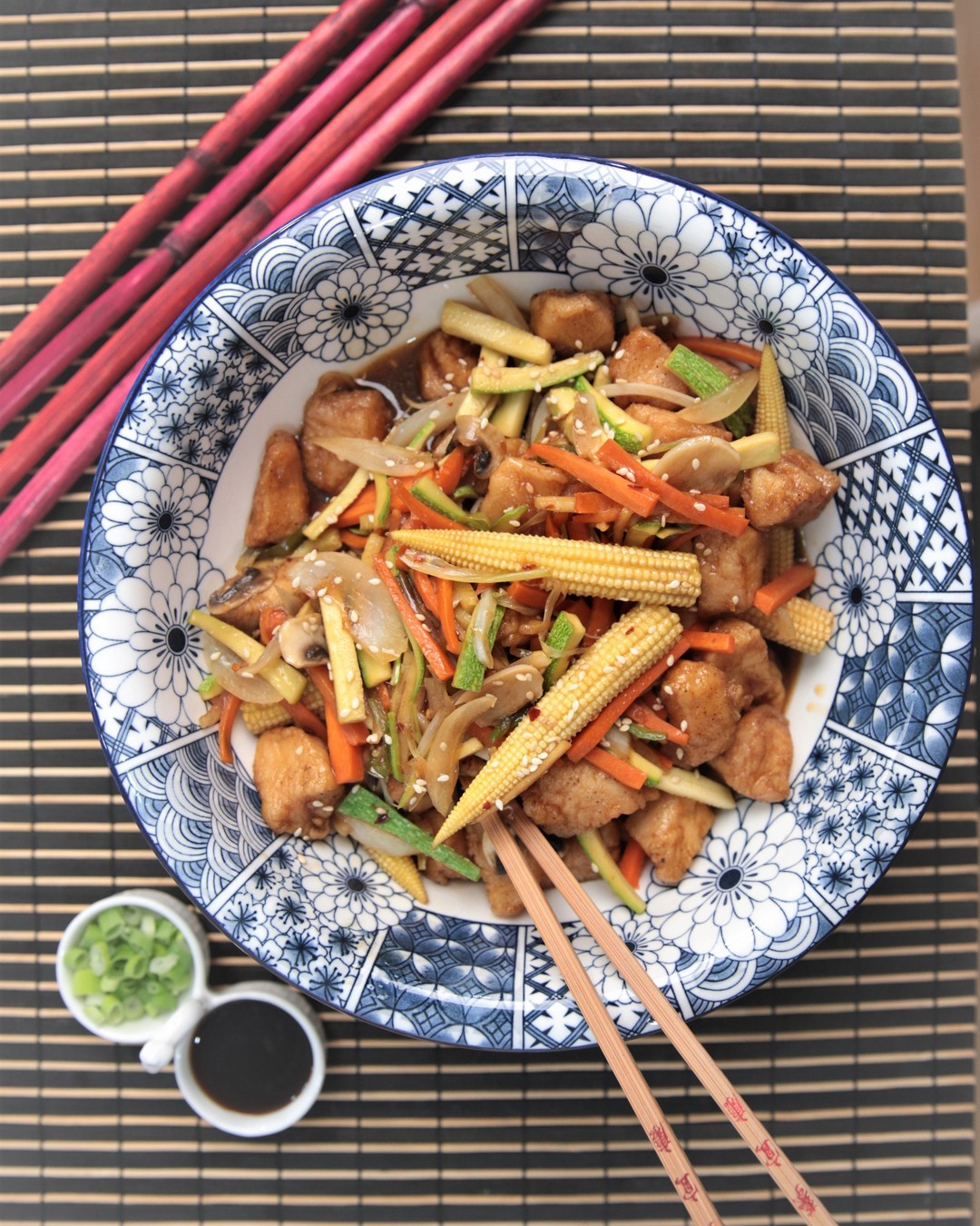 Chinese Chicken Stir-Fry with Vegetables