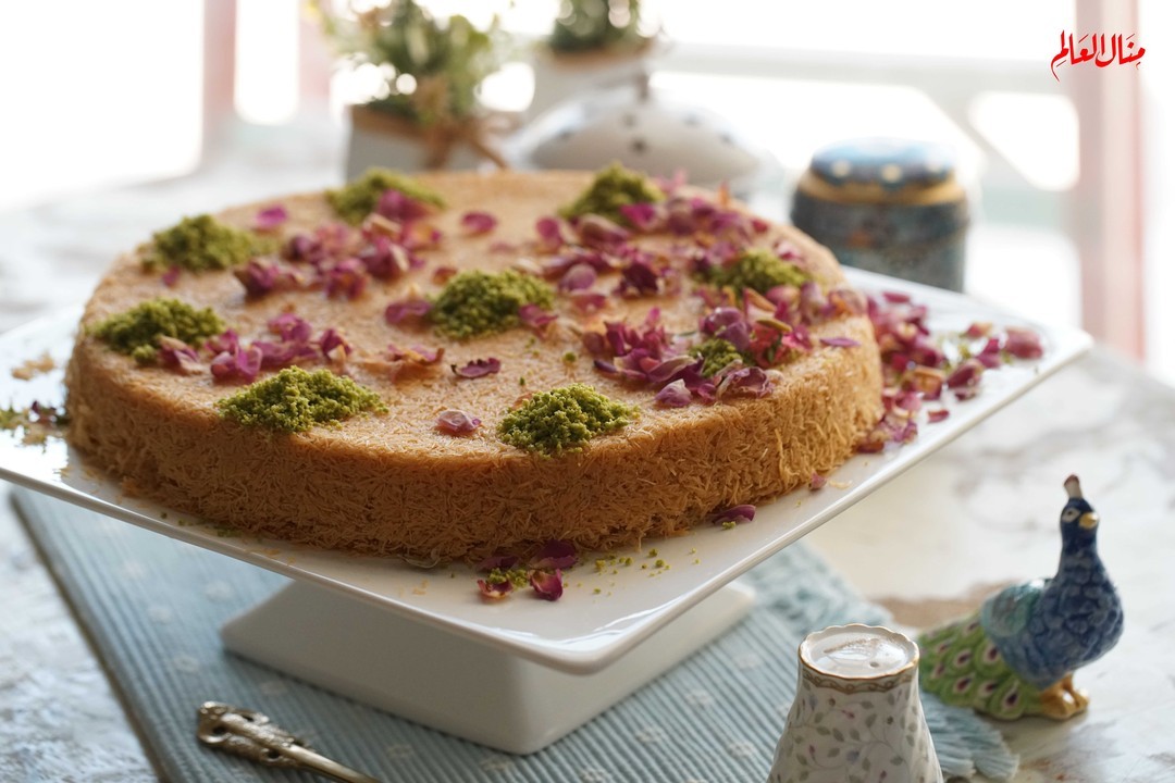 Knafeh with Ashta Filling