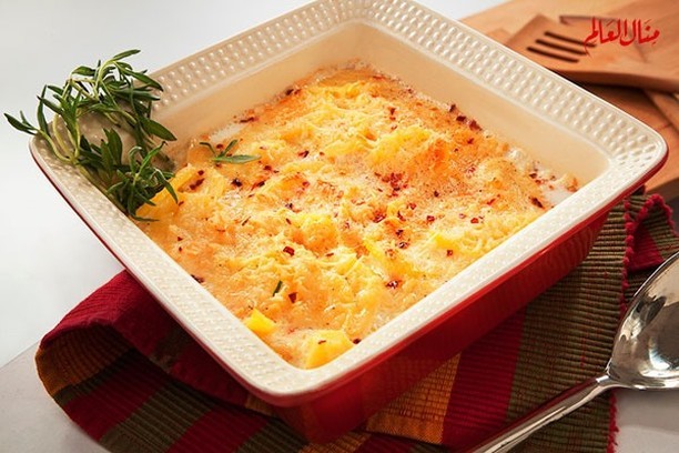 Baked Potato Casserole with Cheese