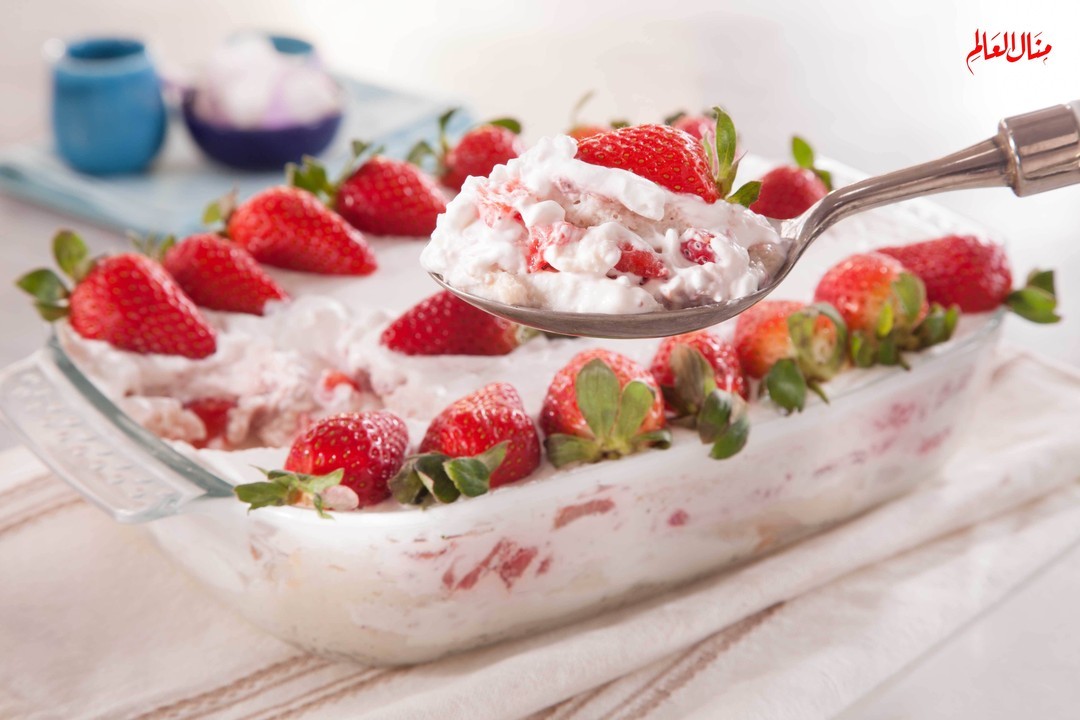 Toast and Strawberry Pudding