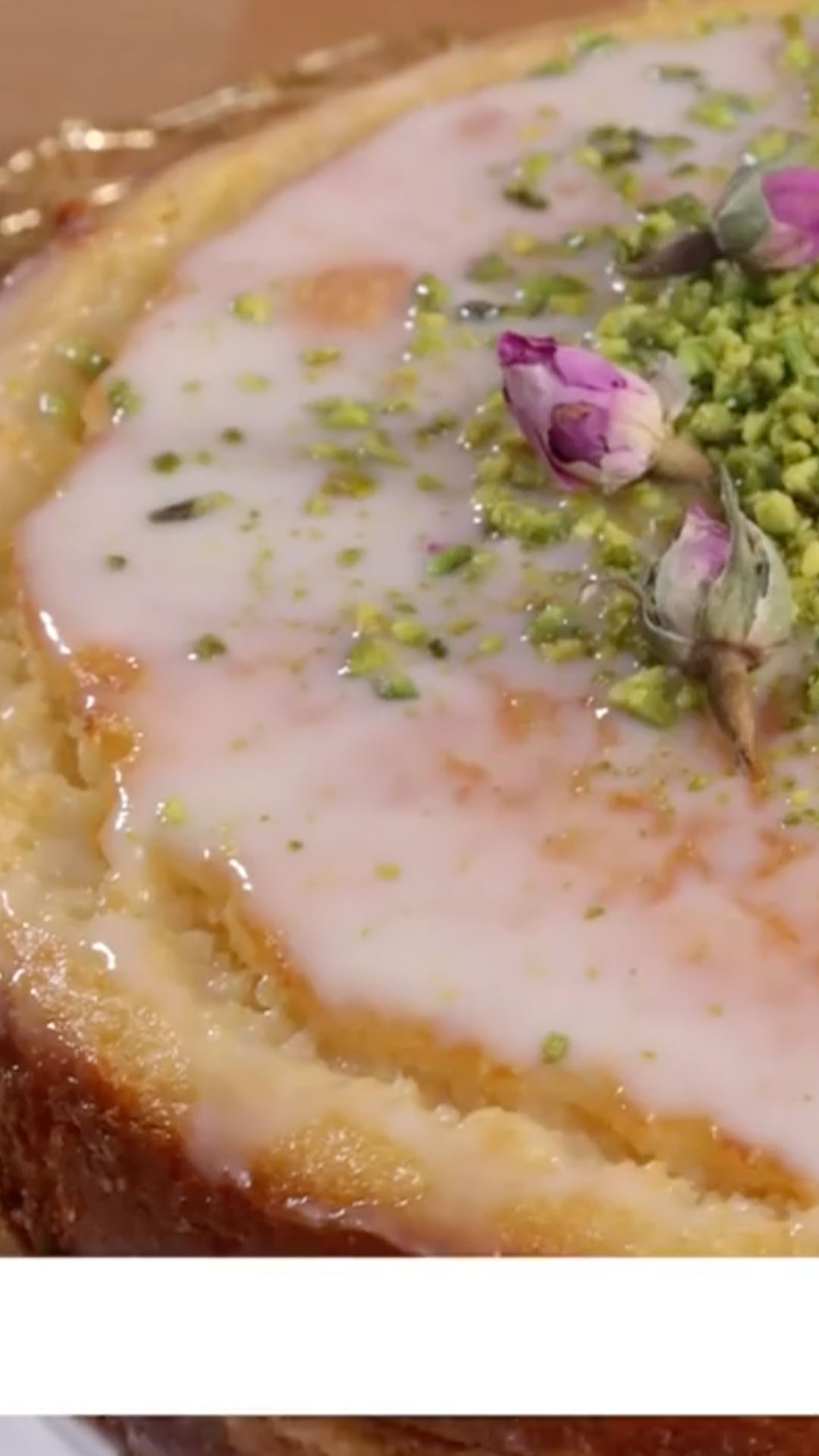 Basbousa Cheesecake with Middle Eastern Twist