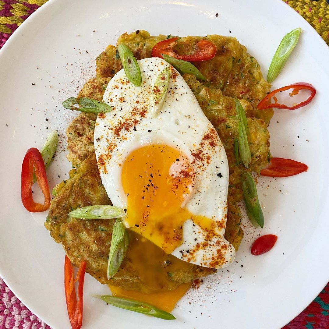 Spiced Courgette and Sweetcorn Fritters