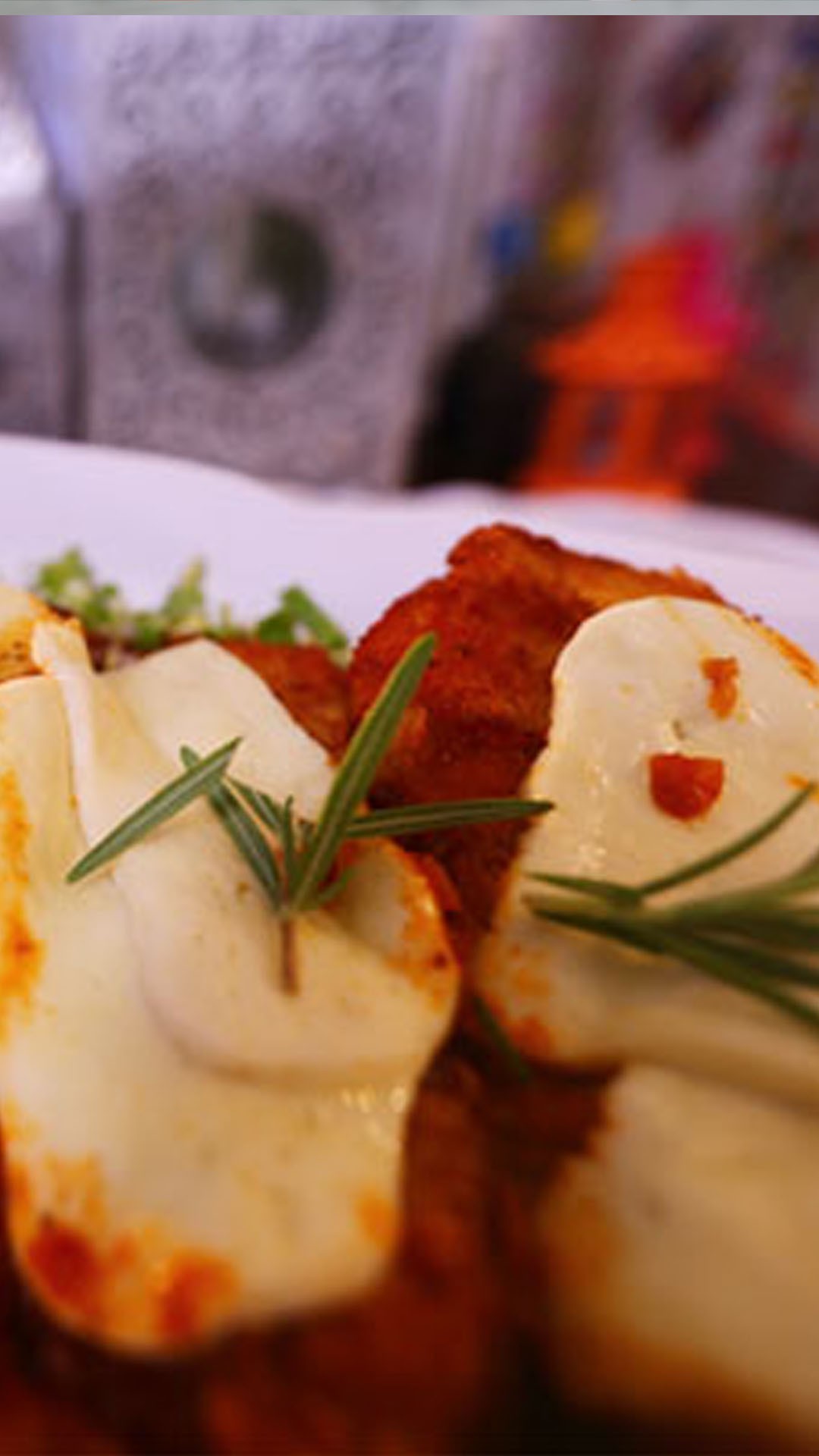 Breaded Chicken with Tomato Sauce and Cheese