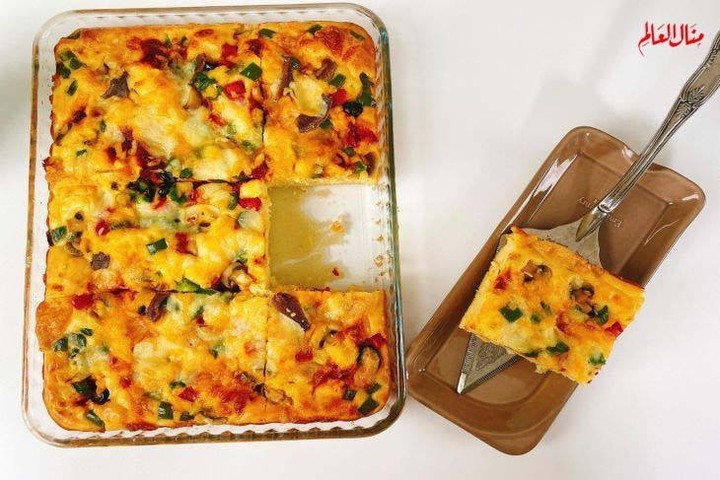 Easy Savory Pizza Cake