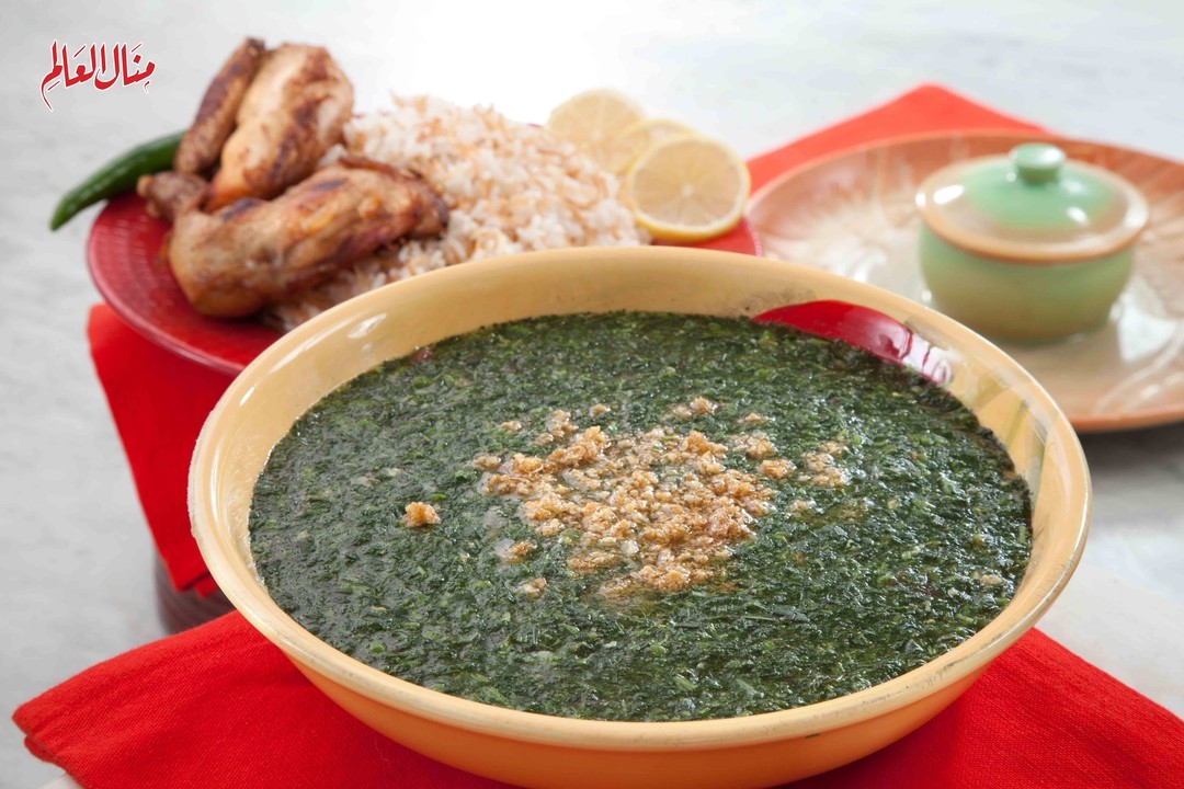 Classic Molokhia Stew with Chicken