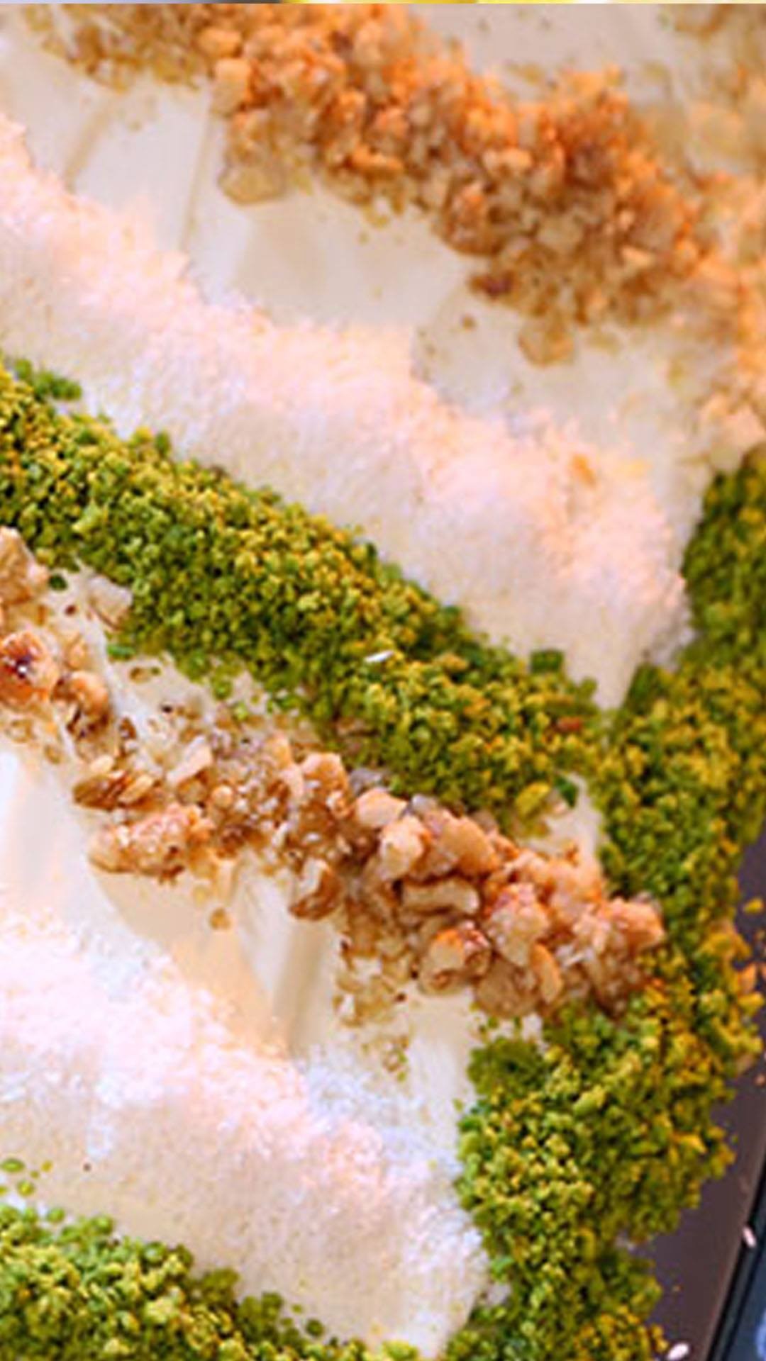 Lebanese Semolina and Pistachio Pudding