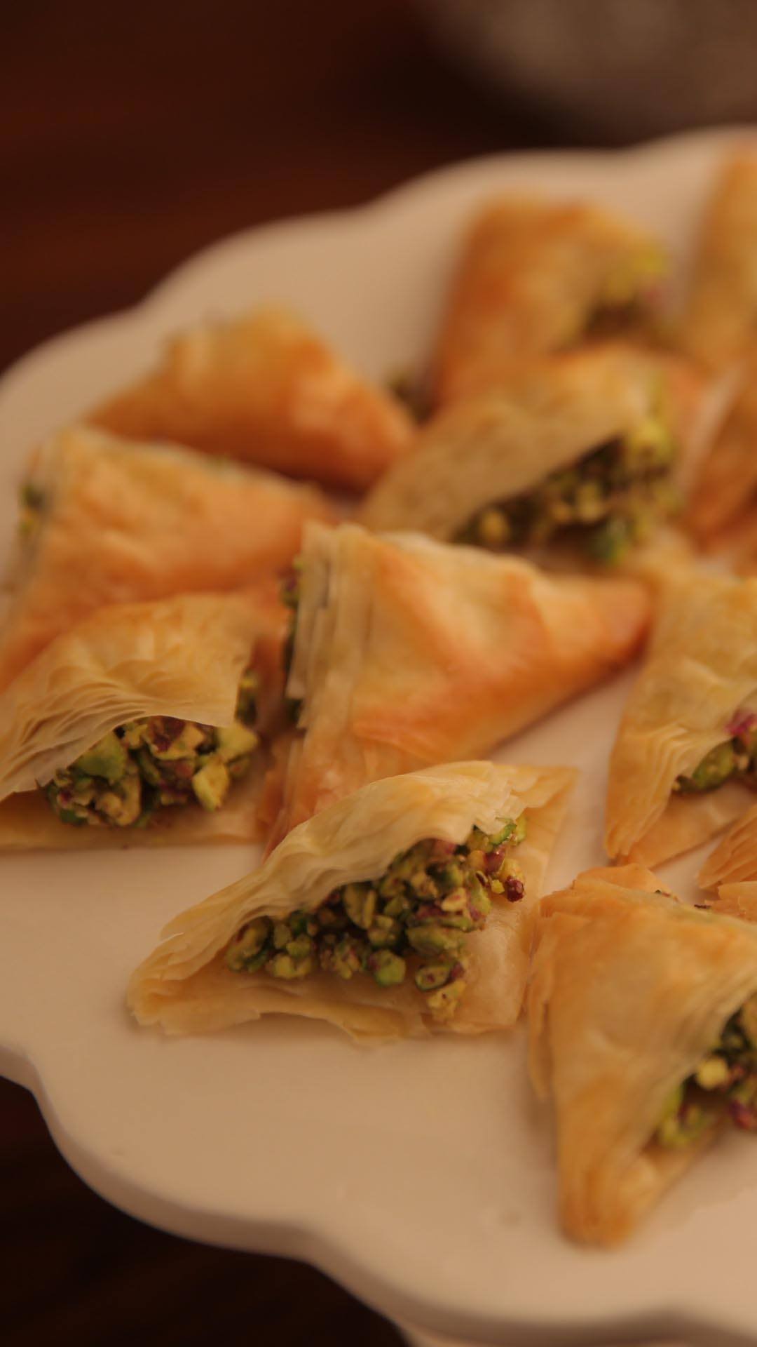 Pistachio Baklava Dessert