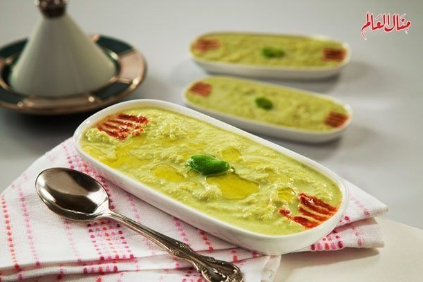 Seasoned Green Fava Beans with Yogurt