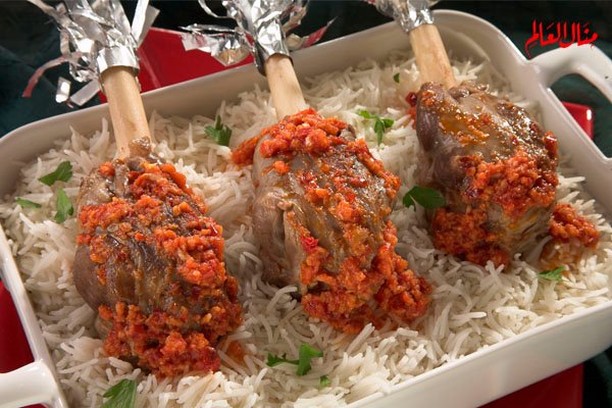 Arab Lamb Fatteh with Spiced Broth