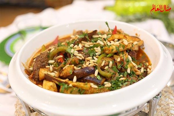 Fried Eggplant with Meat