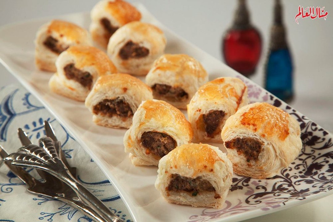 Puff Pastry Meat Rolls