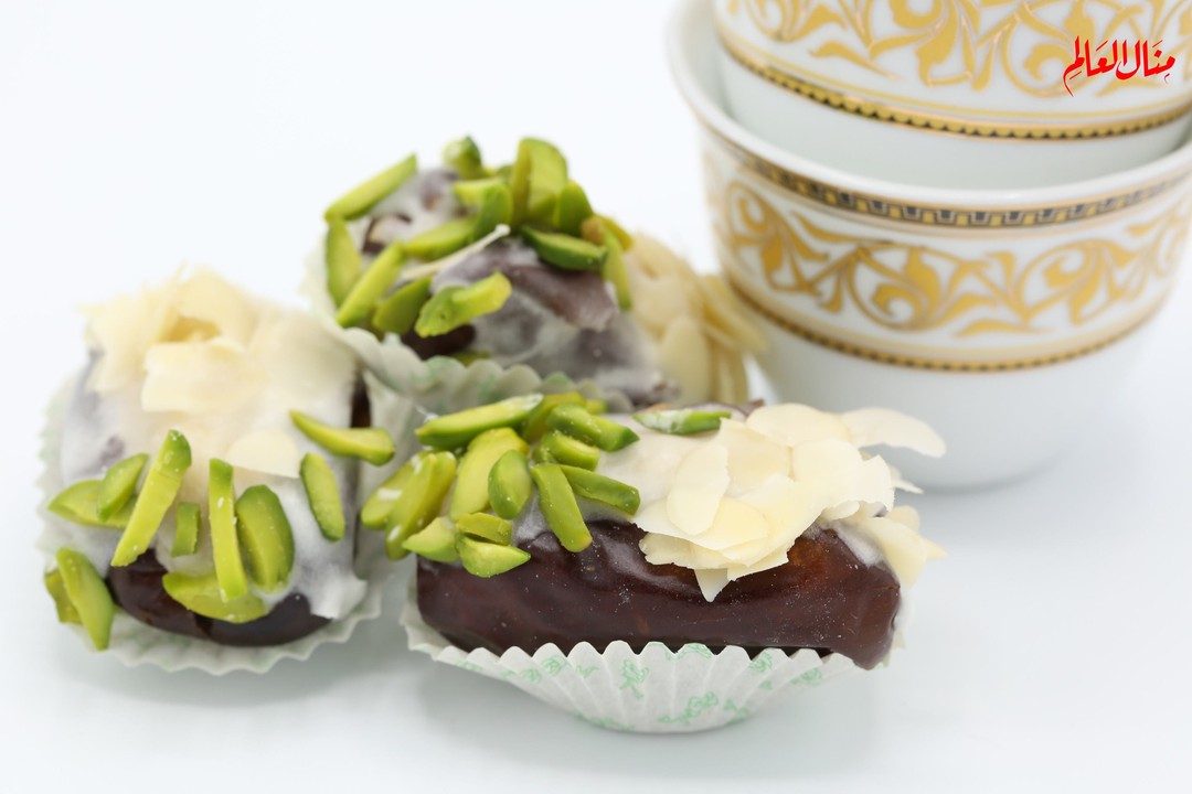 Stuffed Dates with Almond Paste